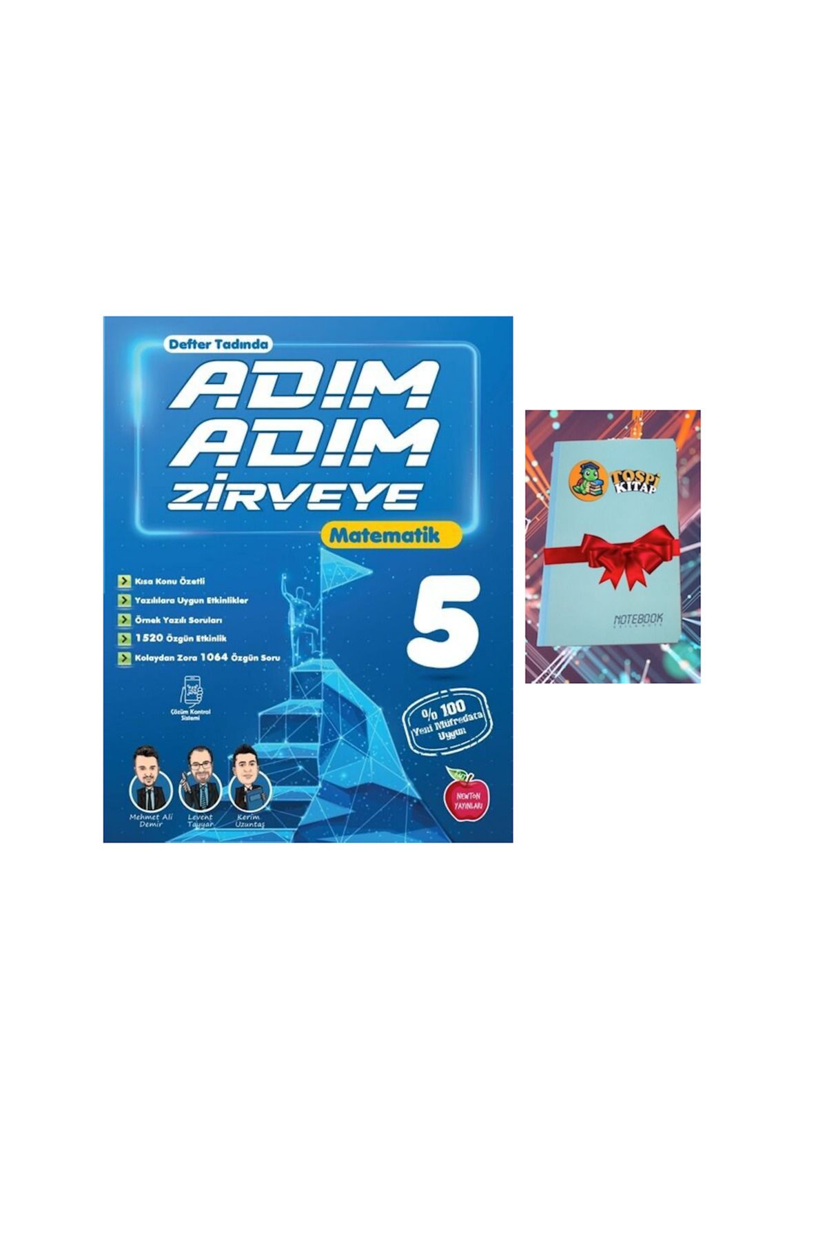 Newton Yayınları 5.Sınıf Adım Adım Zirveye MATEMATİK (YENİ) ( NOT DEFTERİ HEDİYE)
