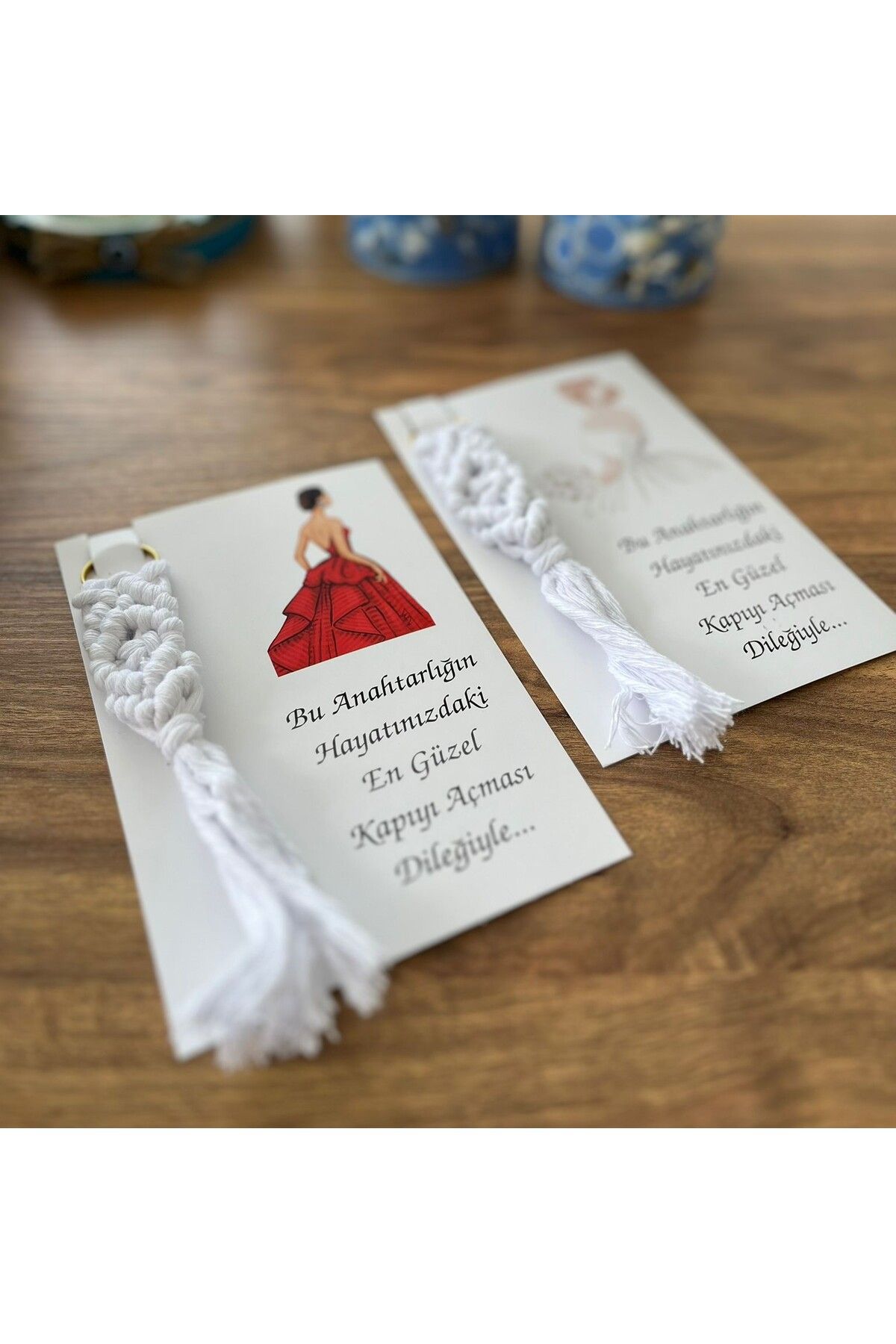 mihi hediyelik 10 adet beyaz Makrome Anahtarlık Bride, kına Hediyelik, Bekarlığa Veda, Söz Nişan Hediyelik nikah