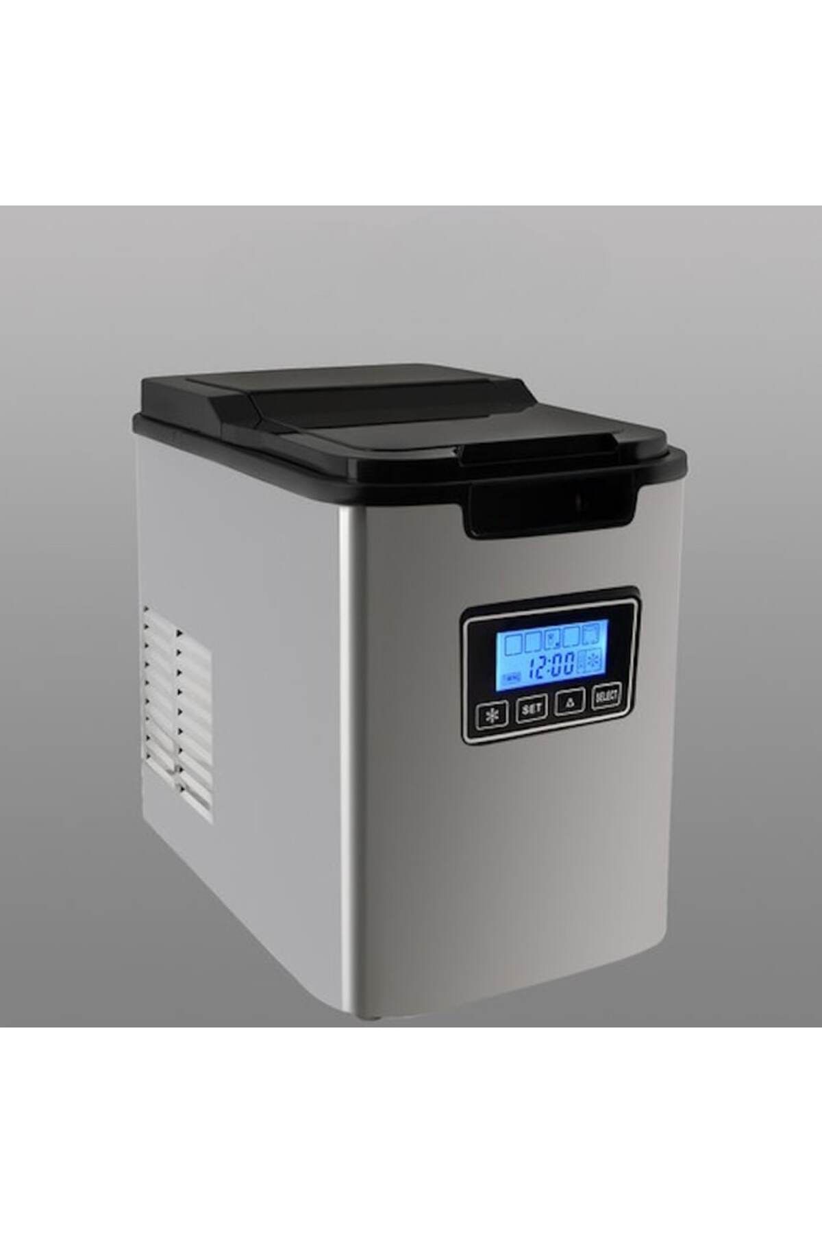 ideal STORE-Ice Cube Machine idealSTORE, 3 Ice Cube Sizes, Self-Cleaning, LCD Display, Audible Alerts, Timer, Al 3