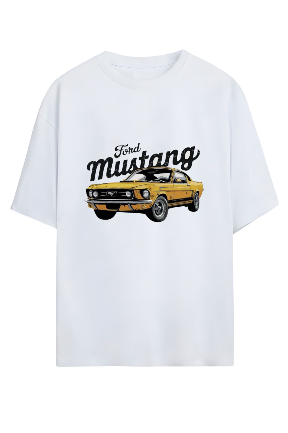 MAGORS GraffTee Unisex %100 Organik Pamuk Bisiklet Yaka Özel Tasarım Baskılı T-shirt