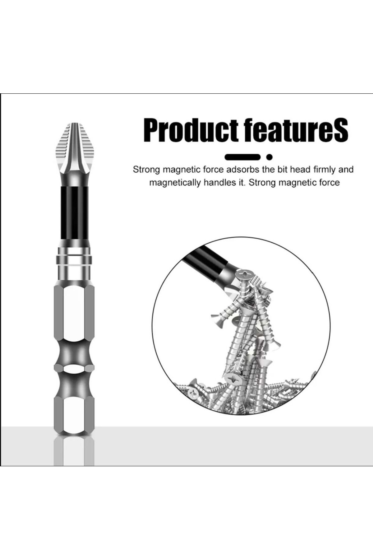 SOLIDFAST KAYDIRMAZ PH2 ÇELİK/TİTANYUM YILDIZ UÇ 50MM ANTI-SLIP BIT