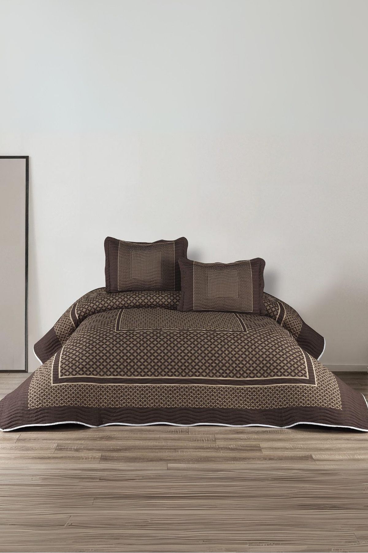 BELENAY HOME Melina 3 Parça Çift Kişilik Yatak Örtüsü Takımı – Pike Set