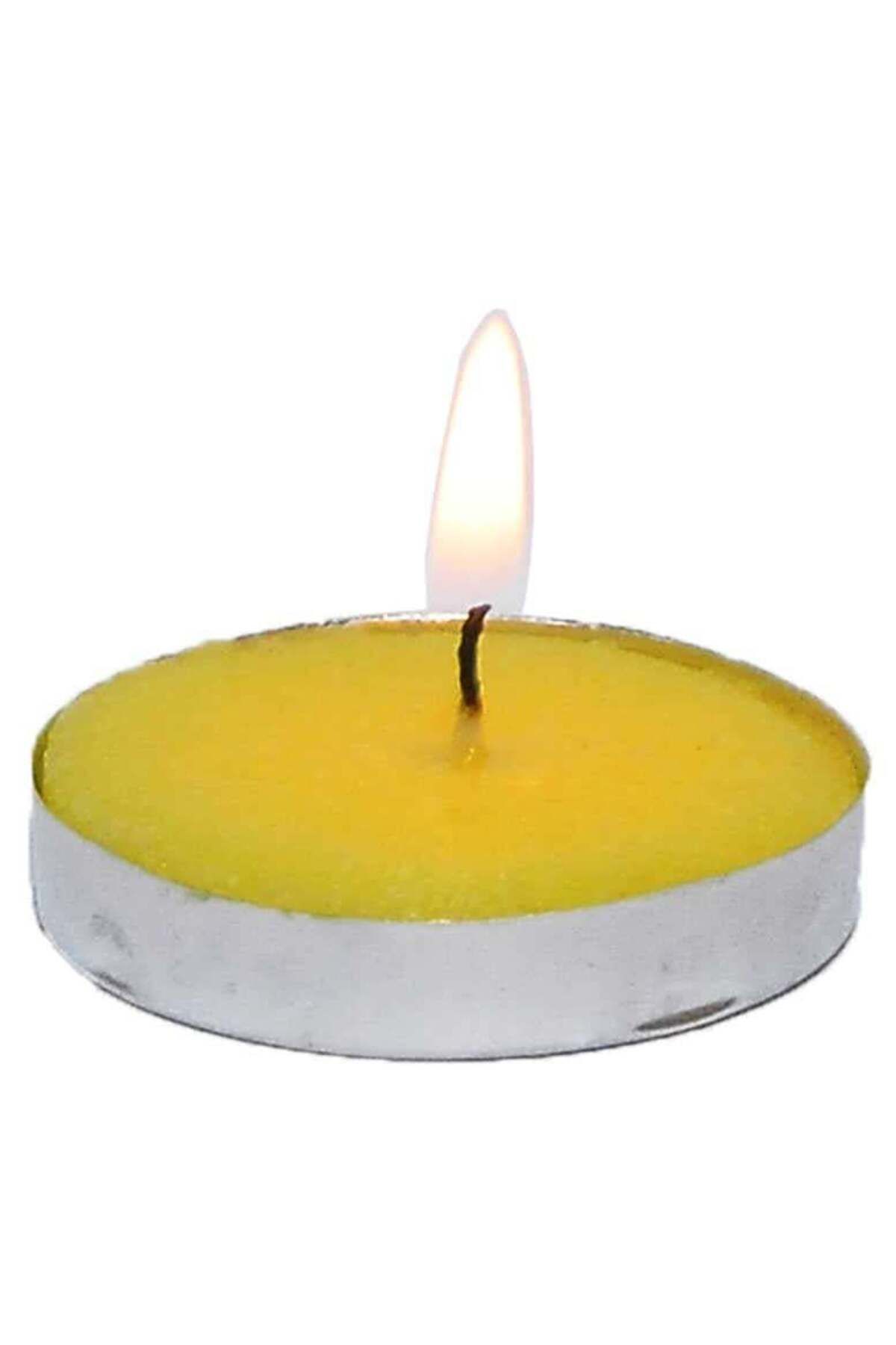 Vemora Tea Lights Sarı Mum 5 li 1 Paket