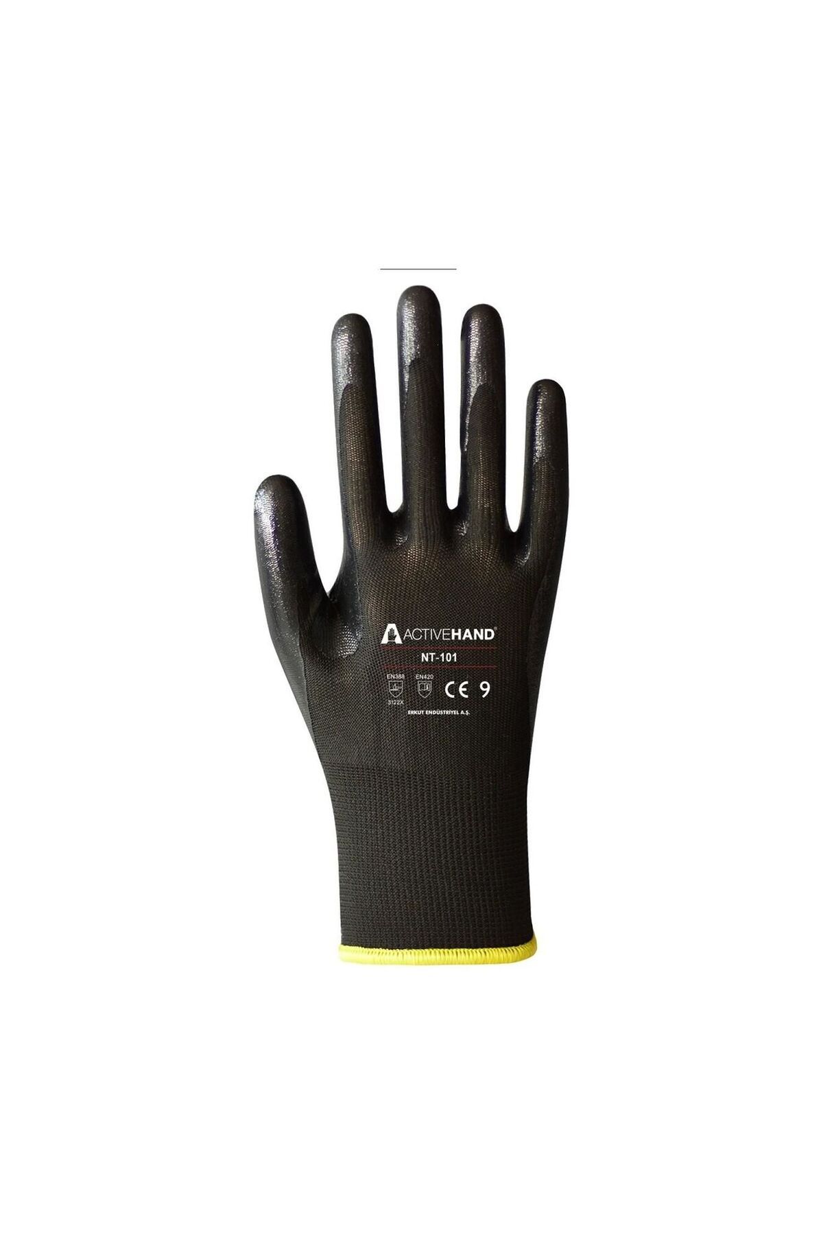 Vemora Active NT 101 PU Siyah Nitril Eldiven 10 Numara