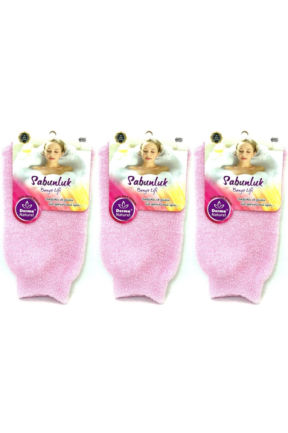 Derma Naturel Sabunluk Banyo Lifi MS-30 (3 Lü Set)