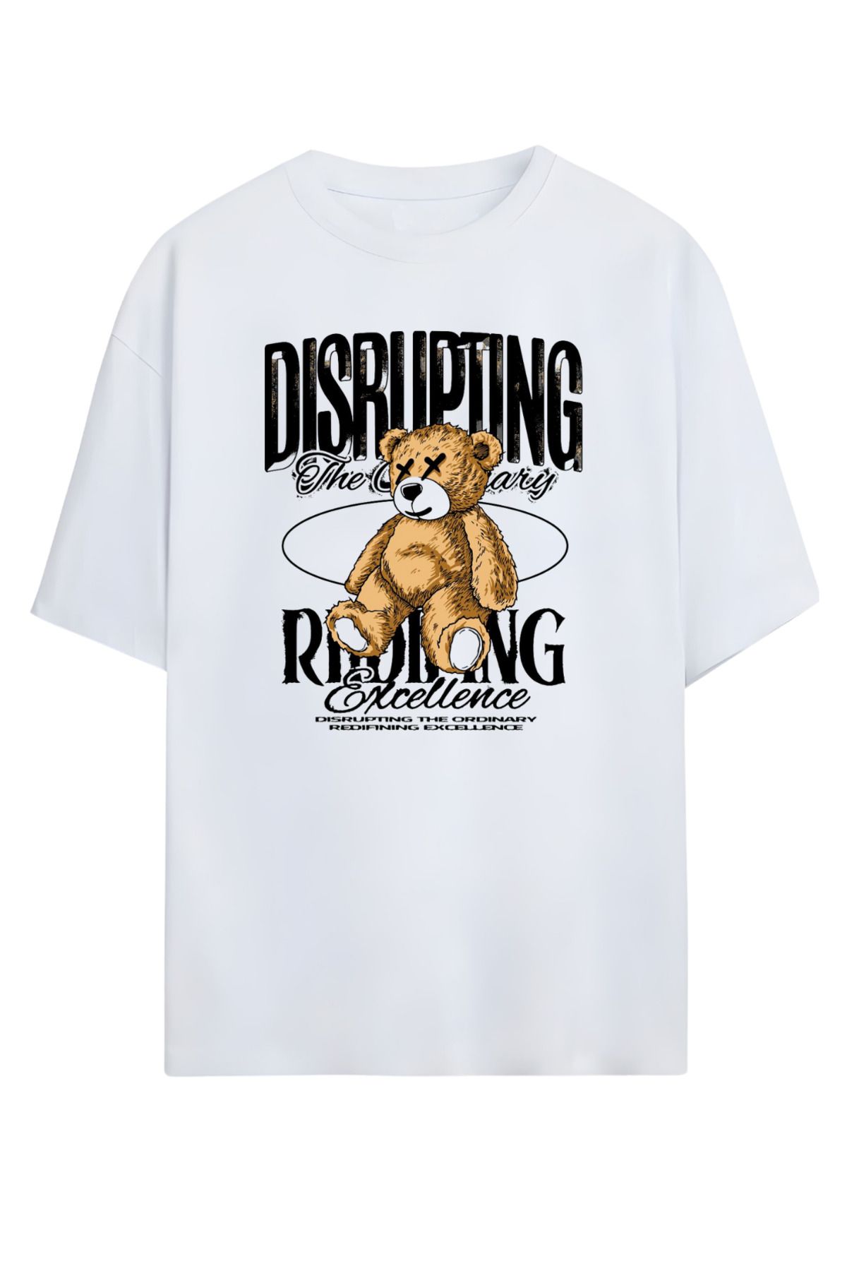 MAGORS GraffTee Unisex %100 Organik Pamuk Bisiklet Yaka Özel Tasarım Baskılı T-shirt
