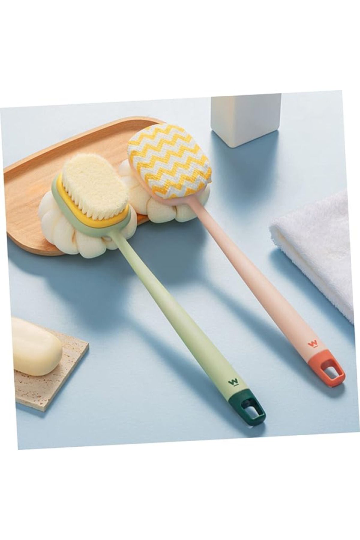 bestwork Çift Taraflı Banyo Duş Fırçası
