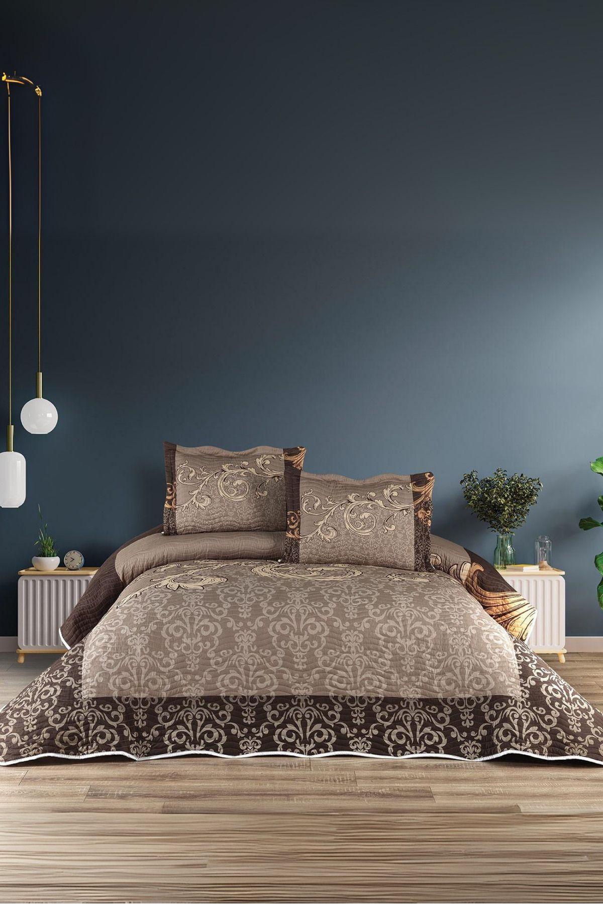 BELENAY HOME Mireya 3 Parça Çift Kişilik Yatak Örtüsü Takımı – Pike Set