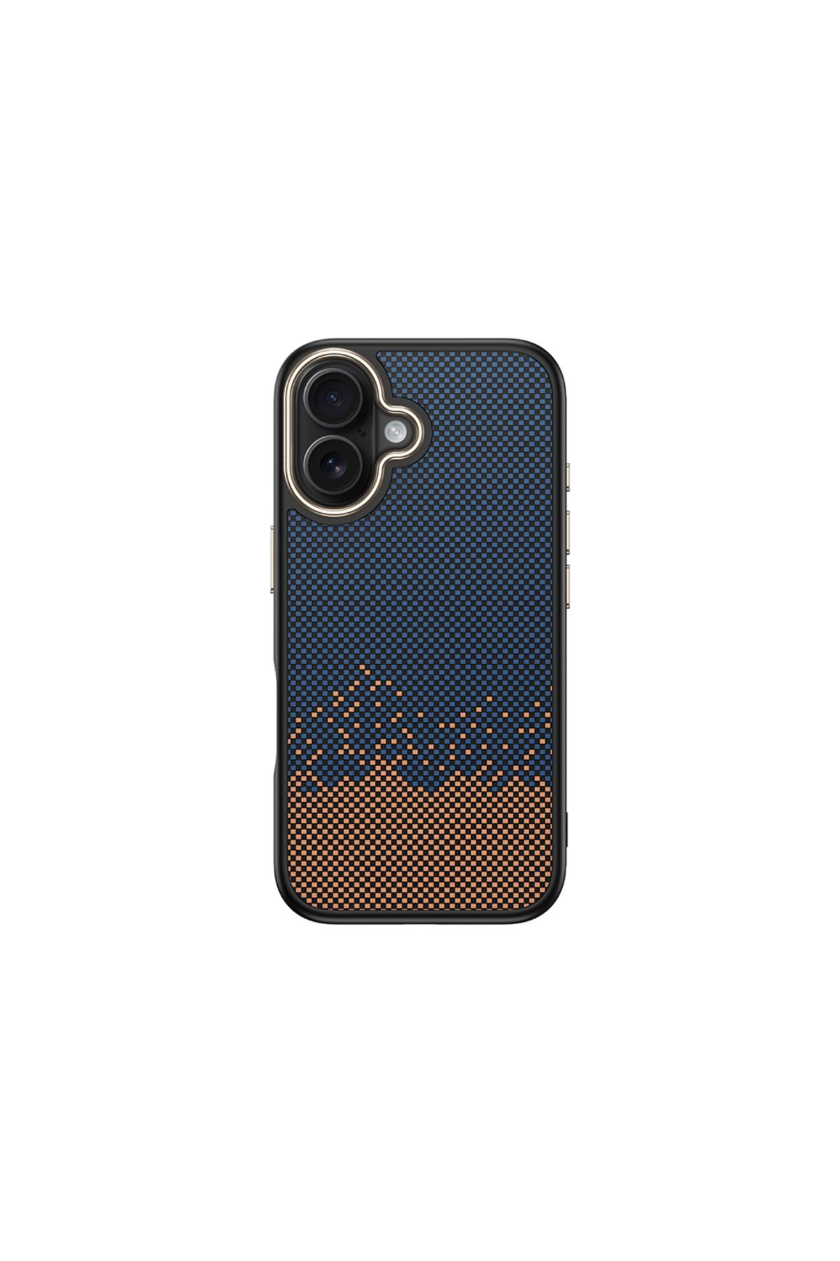 Cepustik Telefon Aksesuarları iPhone 16 Plus Kılıf M-safe Şarj Özellikli Karbon Fiber Görünümlü Antina Kılıf