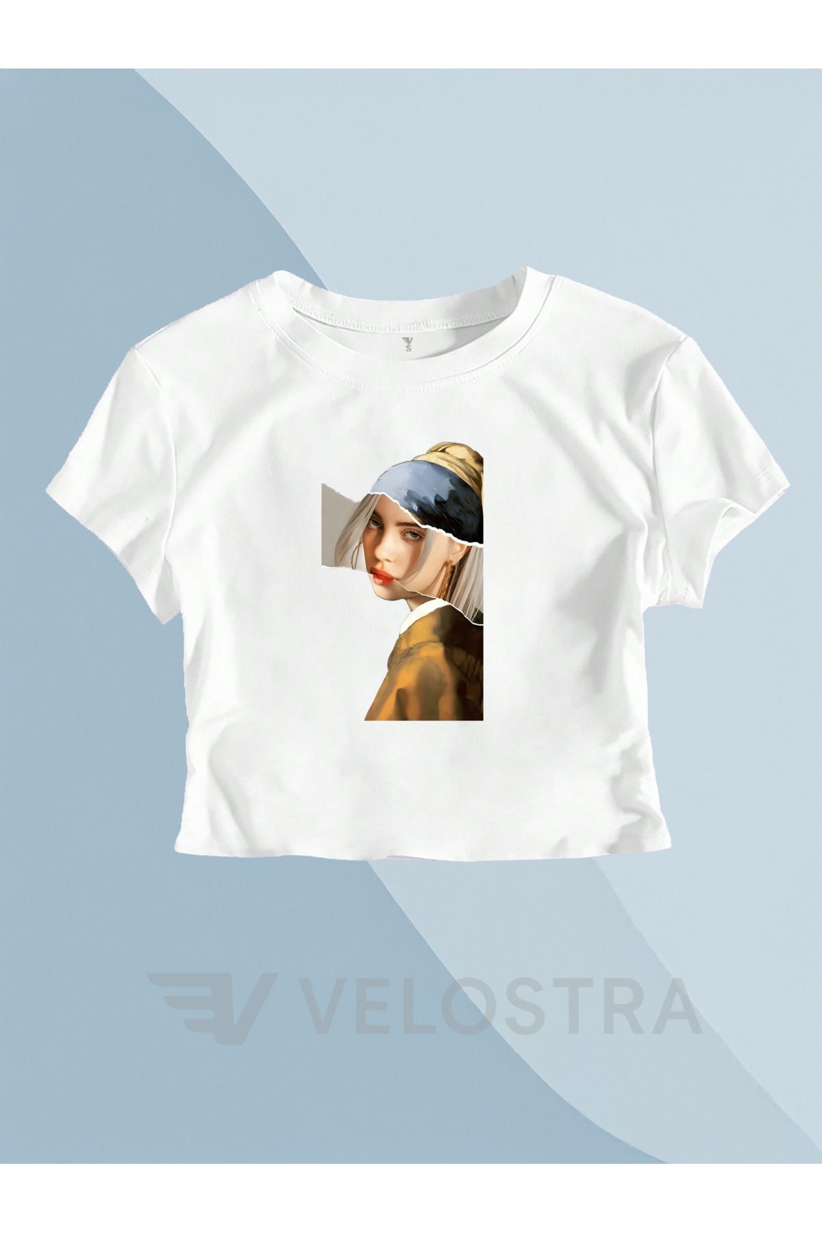Velostra Kadın Sanatsal Tablo Baskılı Crop