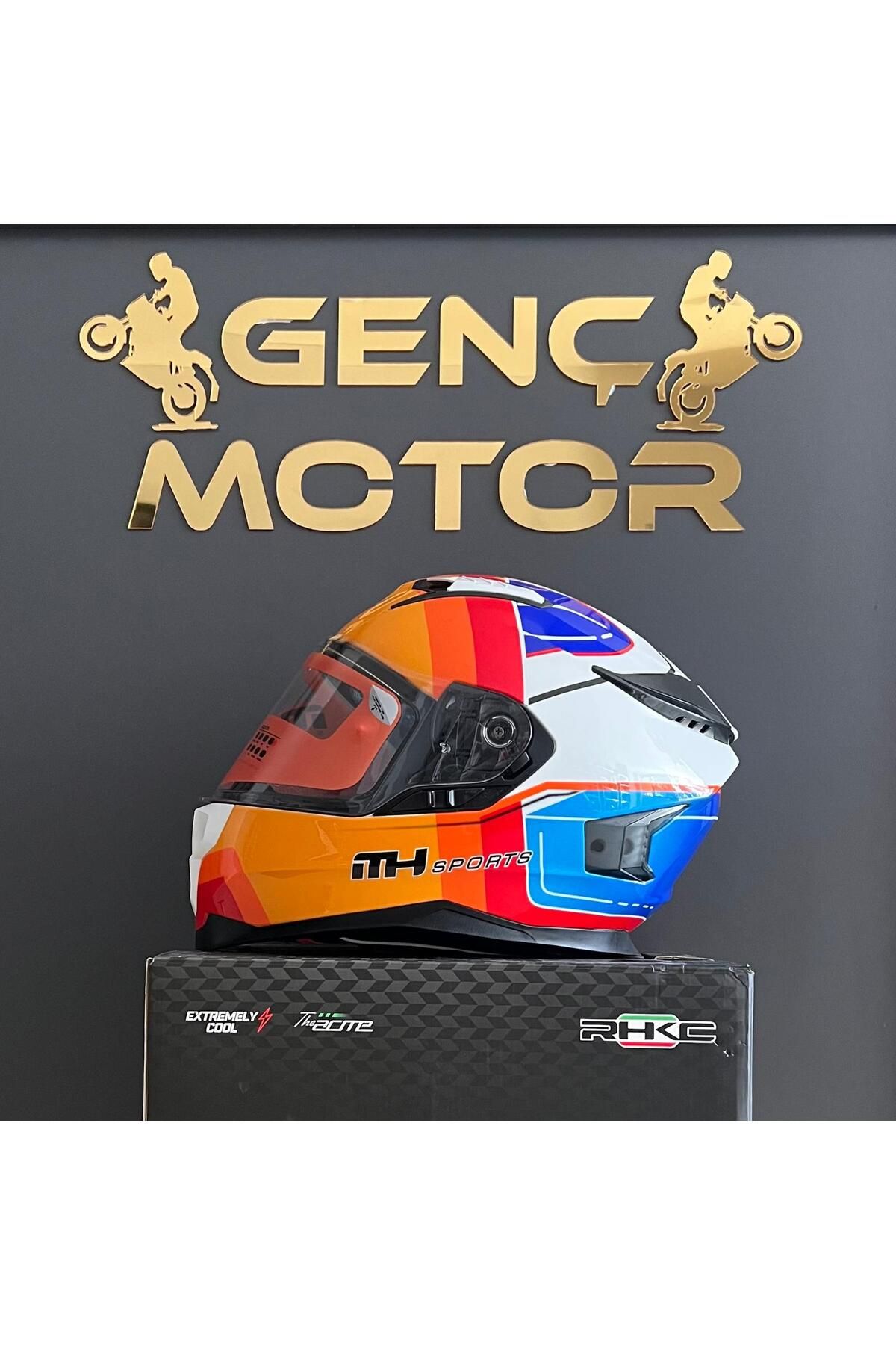 CN RS2 CHALLANGER ÜST SEGMENT PROFESYONEL FULLFACE KAPALI MOTOSİKLET KASKI GÜNEŞ GÖZLÜKLÜ MH HELMETS