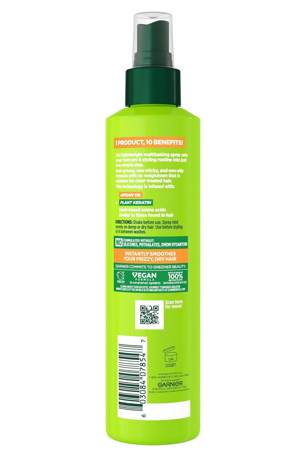 Fructis Sleek & Shine 10 Etki 1 Arada Durulanmayan Saç Spreyi 239ML — 603084078547 — تصویر 2 از 5