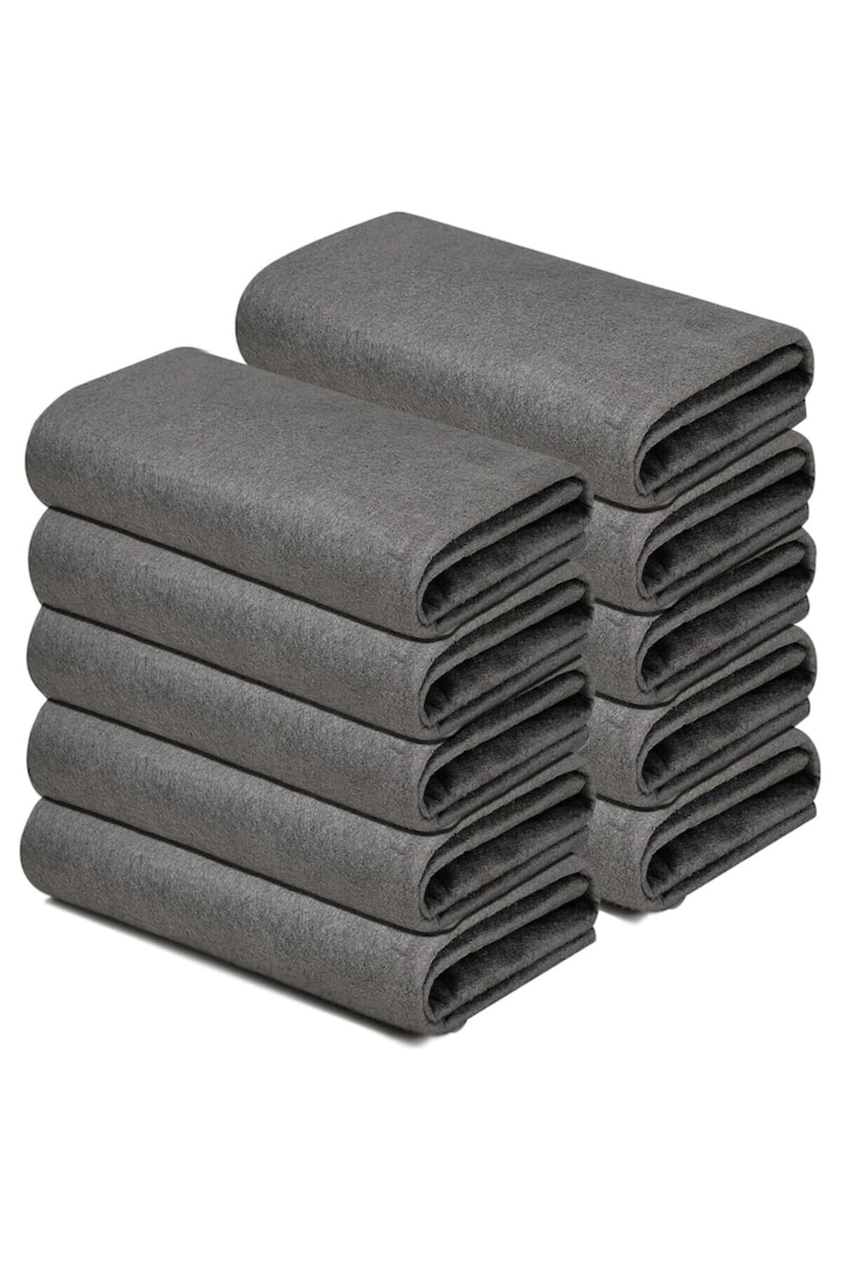 OEM Σετ 10 μαγικών πανιών, μικροΐνες, αουαγουάλιν, γκρι, 30x30 εκ., για καθαρ...