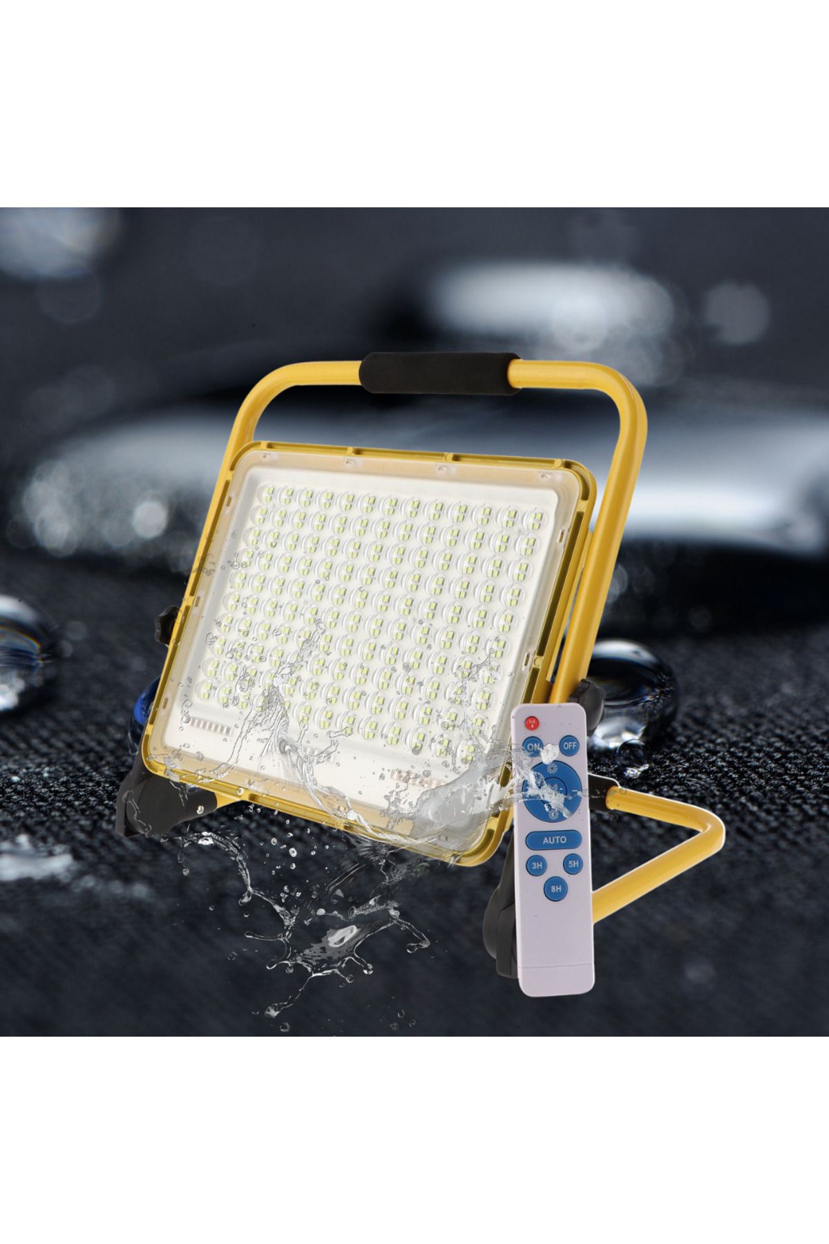 LDM-Portable LED Floodlight with Battery, 50W IP65, 8h Runtime, Remote Control 4