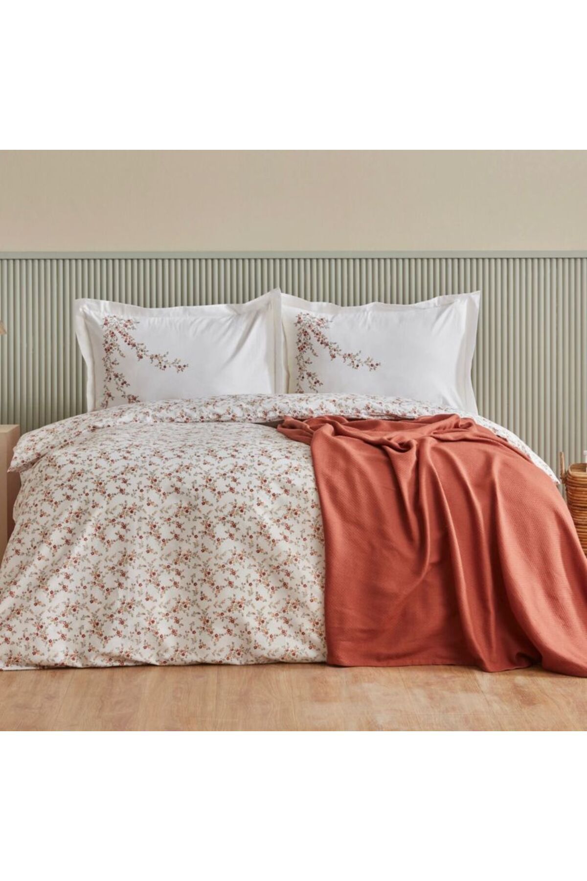 Home karaca home mizu %100 pamuk nevresim takımı-pike hediyeli