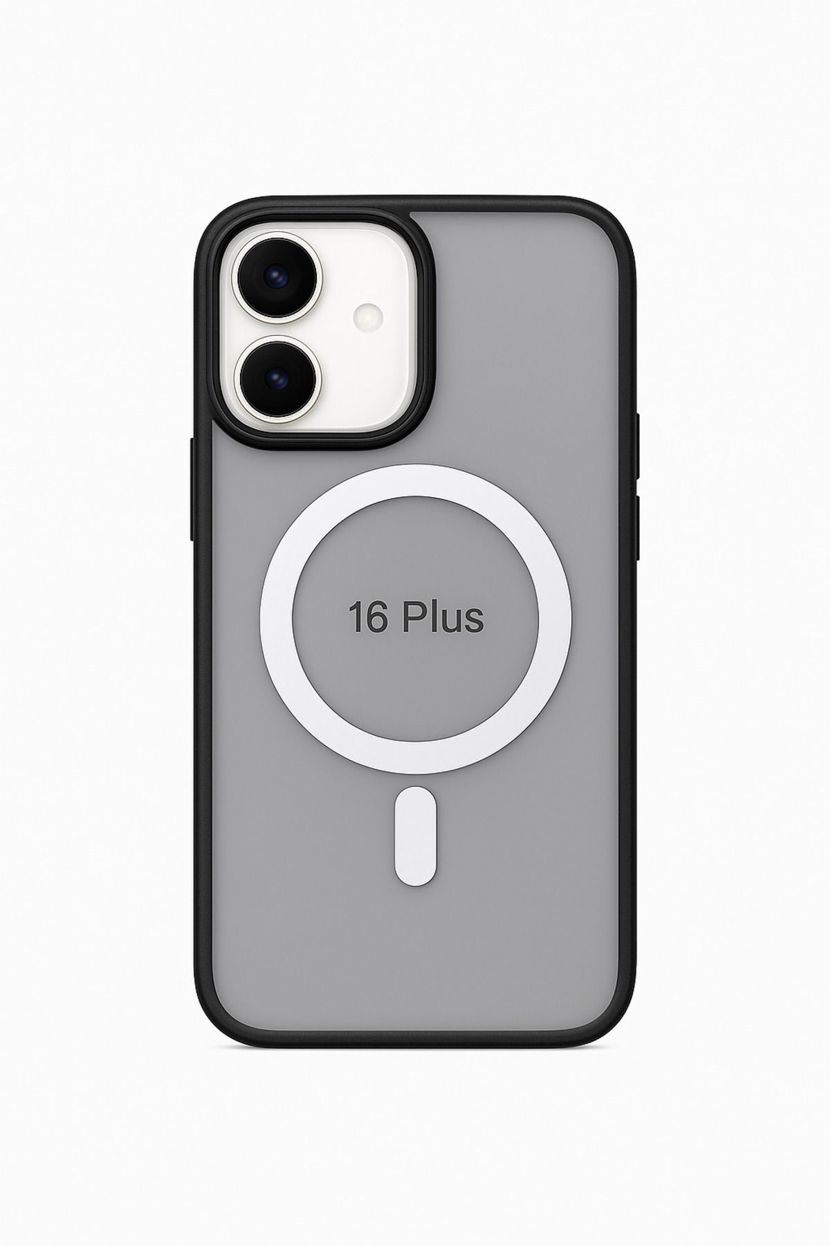 ADR Apple Iphone 16 Plus Kılıf Mat Magsafe Şarj Özellikli Darbe Önleyici Hassas Buton Yumuşak Kenar