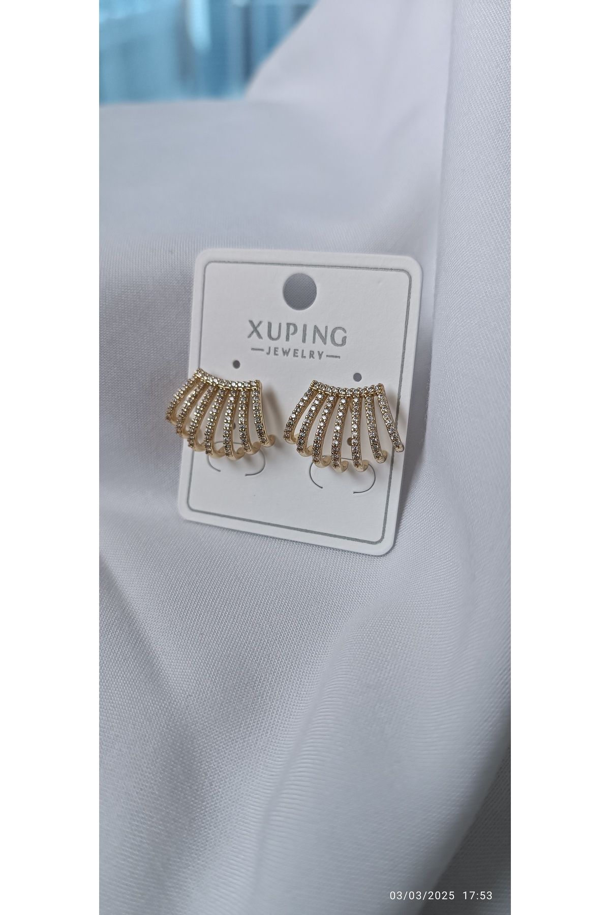 ARİ TAKI Çoklu Gold küpe
