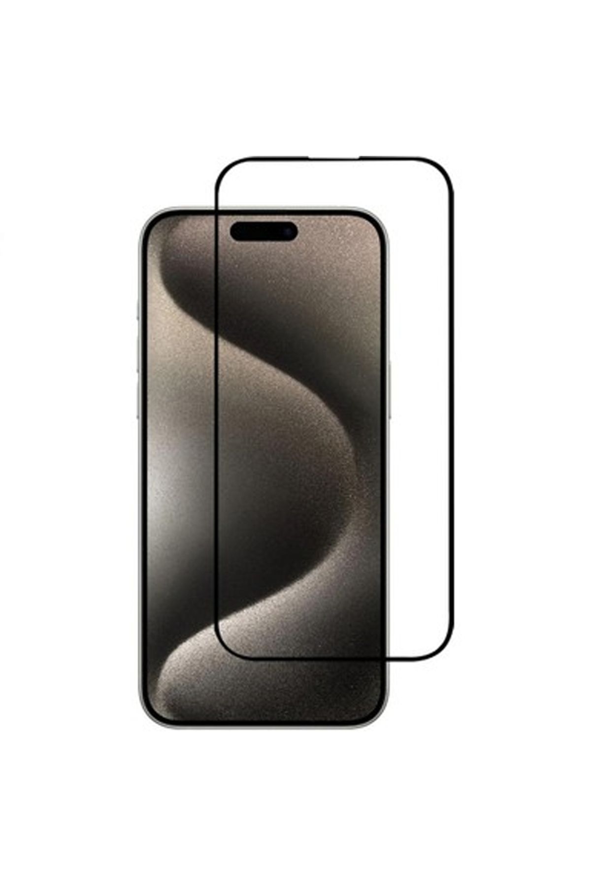 ErkMobile iPhone 15 Pro 5D Kırılmaz Ekran Koruyucu Temperli Cam