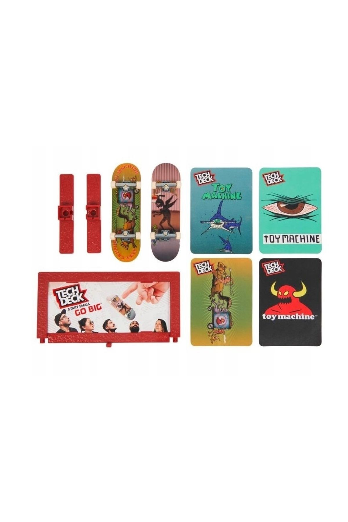 SPIN MASTERR-Set of 2 mini skateboards with obstacle, Tech Deck, Model 2 4