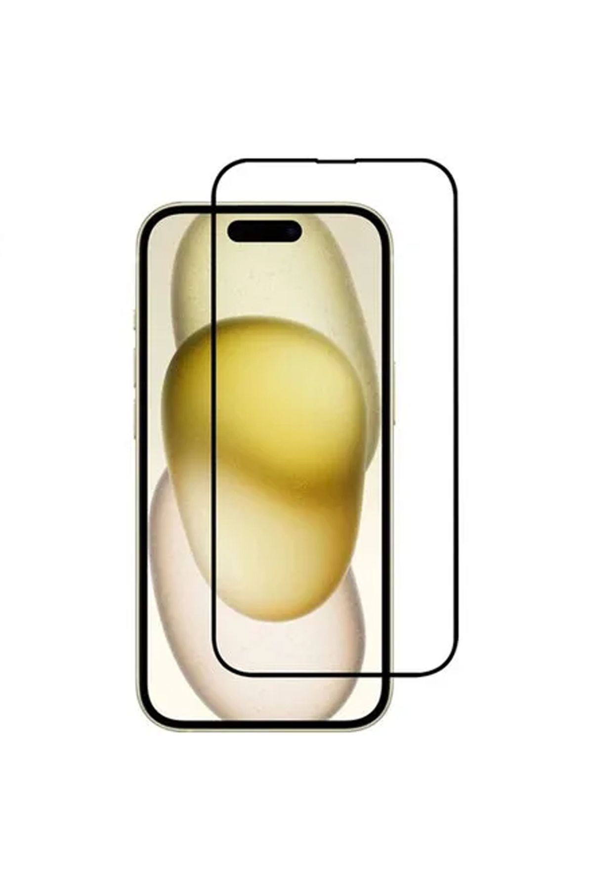 ErkMobile iPhone 15 Plus 5D Kırılmaz Ekran Koruyucu Temperli Cam