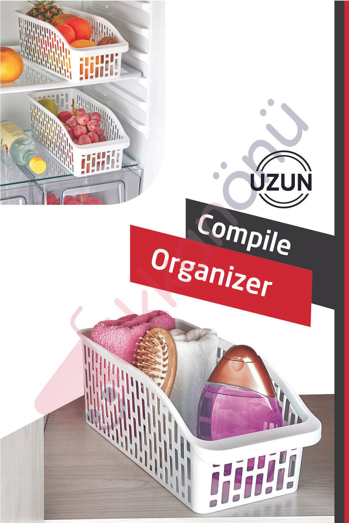 Dükkanönü Buzdolabı Sepeti Dolap Içi Düzenleyici Sepet Organizer Buzdolabı Sepeti Uzun