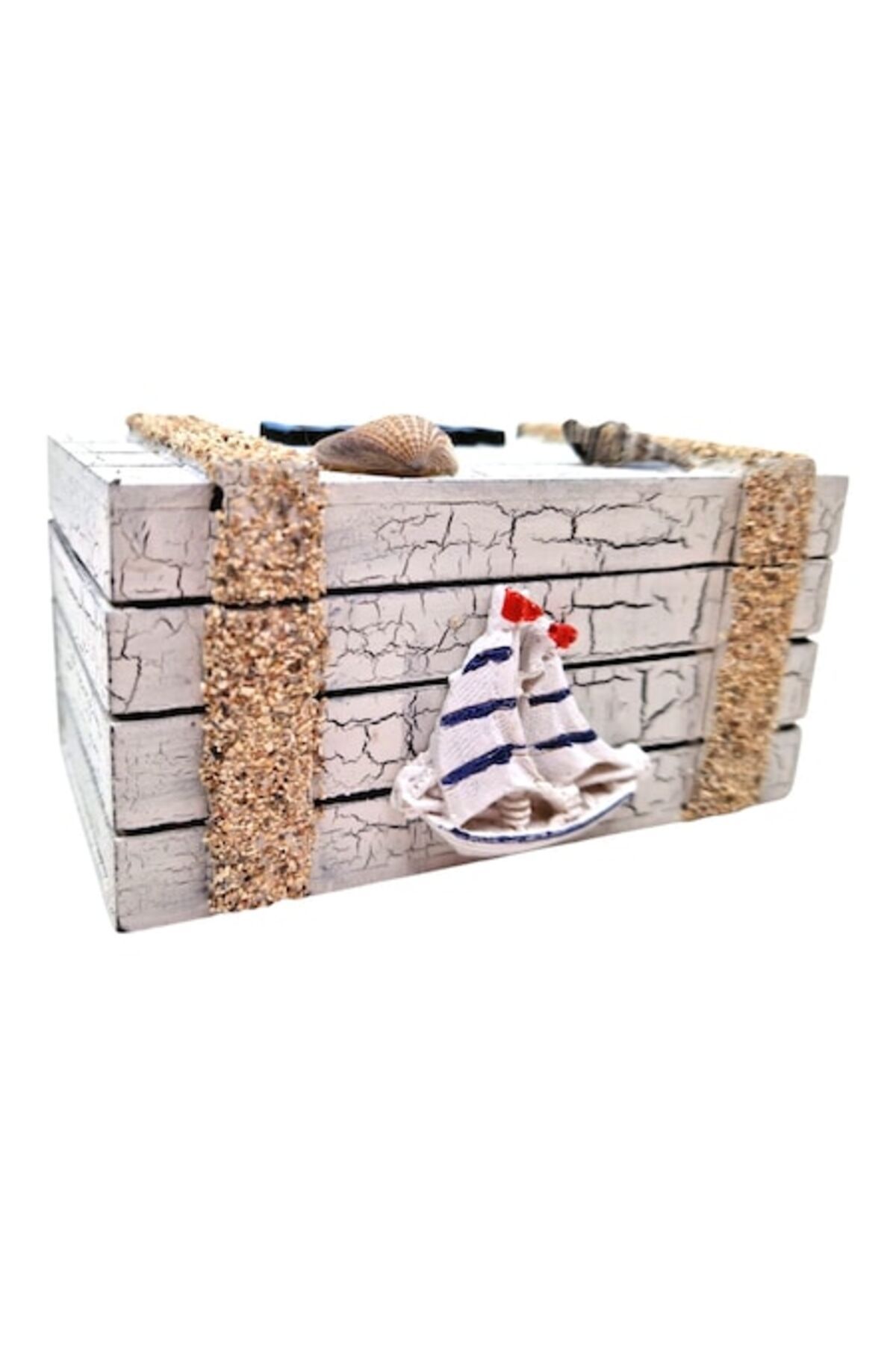 OEM Cufăr Din Lemn Cu Accesorii Marine, 11x6x5,5 Cm - One Size