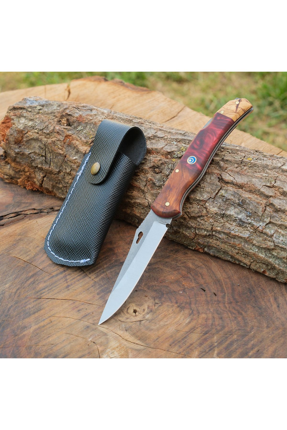 kösemehmet Katlanır Model 24 Cm - Ceviz Epoksi Sap
