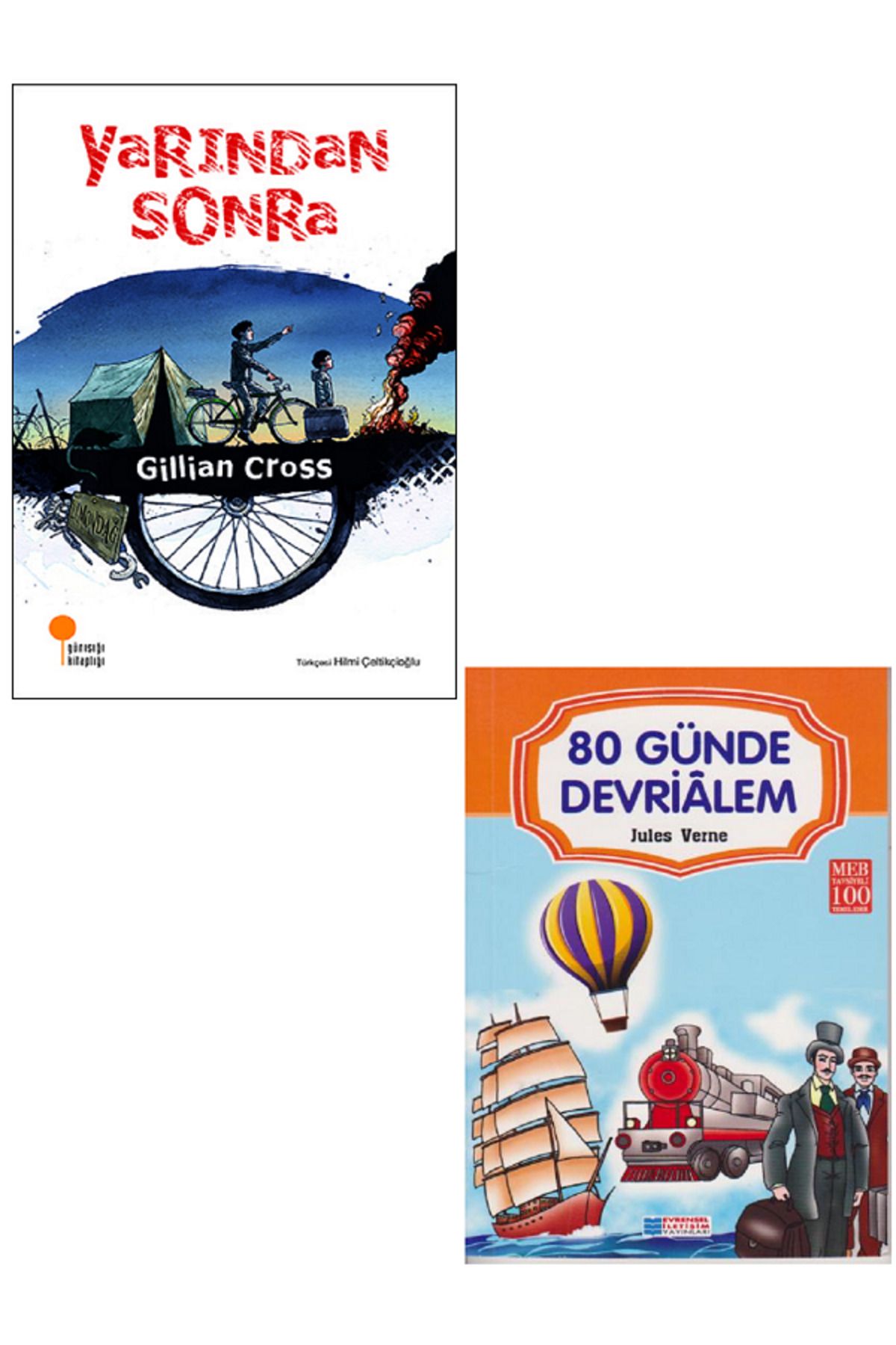 Günışığı Kitaplığı Yarından Sonra - Gillian Cross + Evrensel 80 Günde Devrialem / 2 KİTAP SET