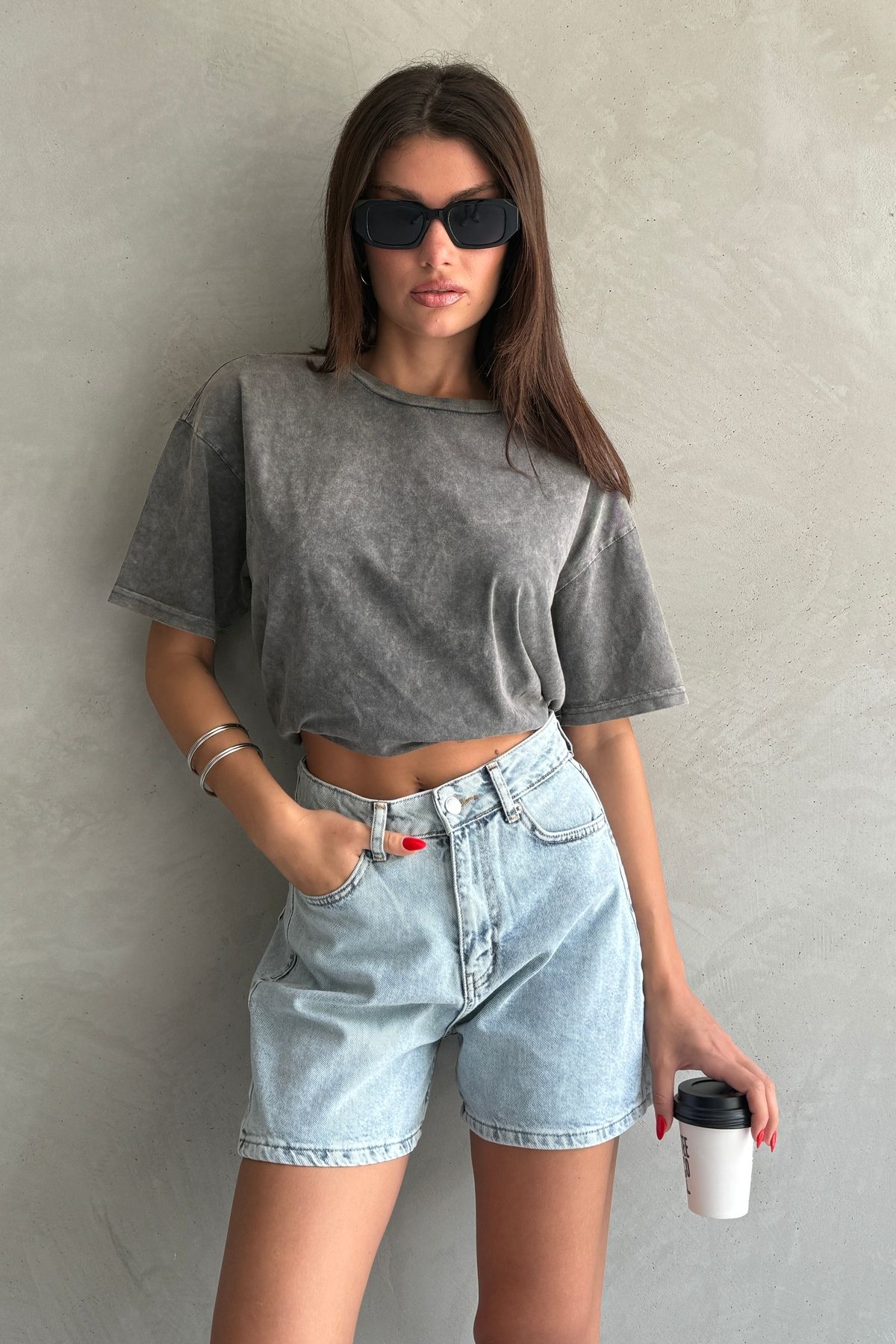 Ulino Açık Mavi City Boy Denim Şort