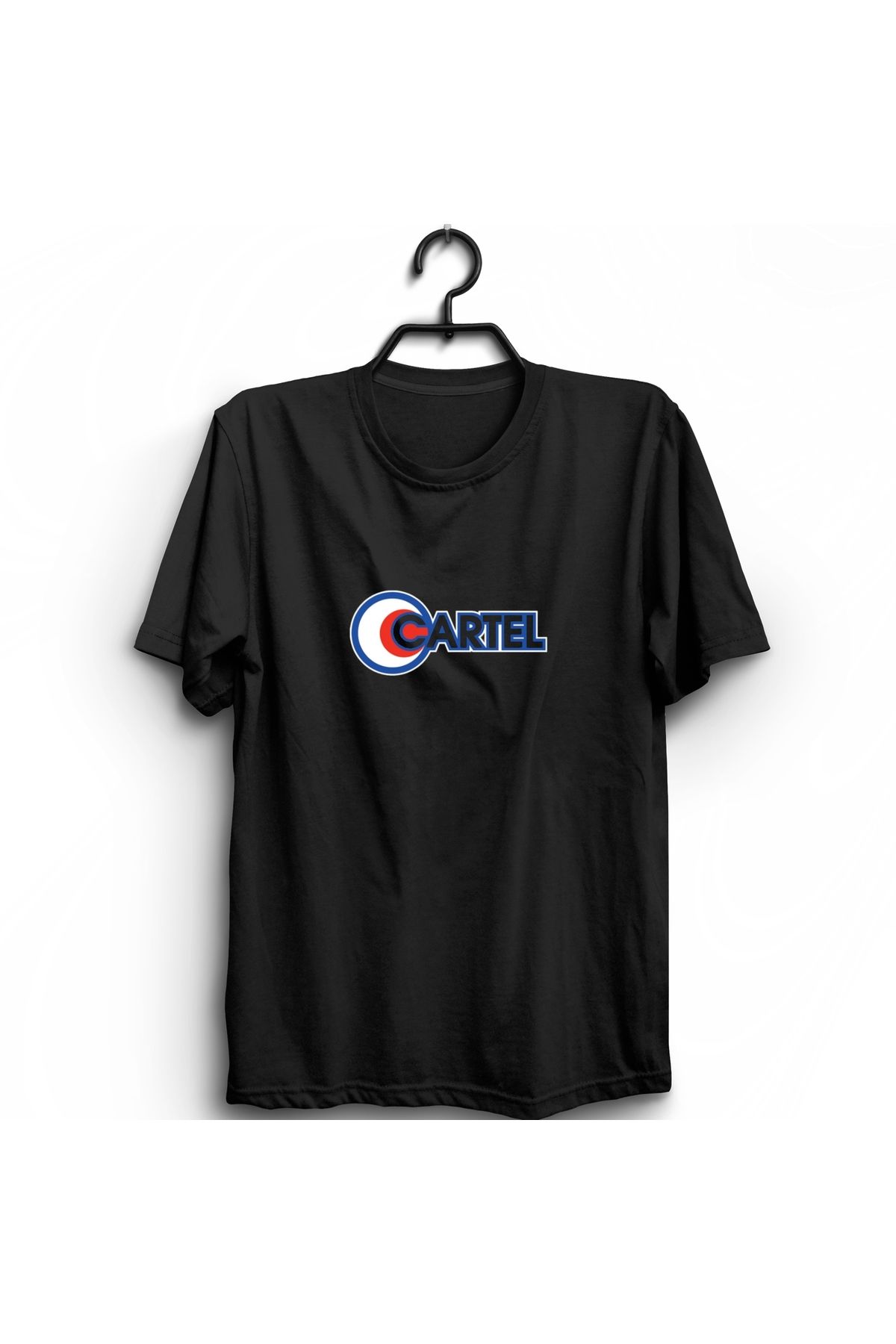 The Fame Cartel Logo, Rap Hiphop Müzik Grubu, Baskılı, Unisex, %100 Pamuk Tişört
