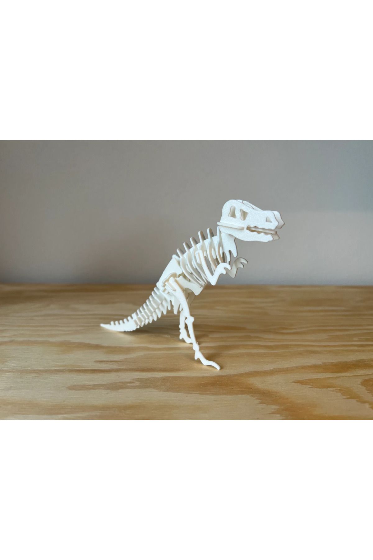 PUREYSMA T-Rex 3D Dinozor Puzzle Maket Kiti 29 Parça | Kurulabilir Oyuncak İskelet | Hobi Eğitim Koleksiyon
