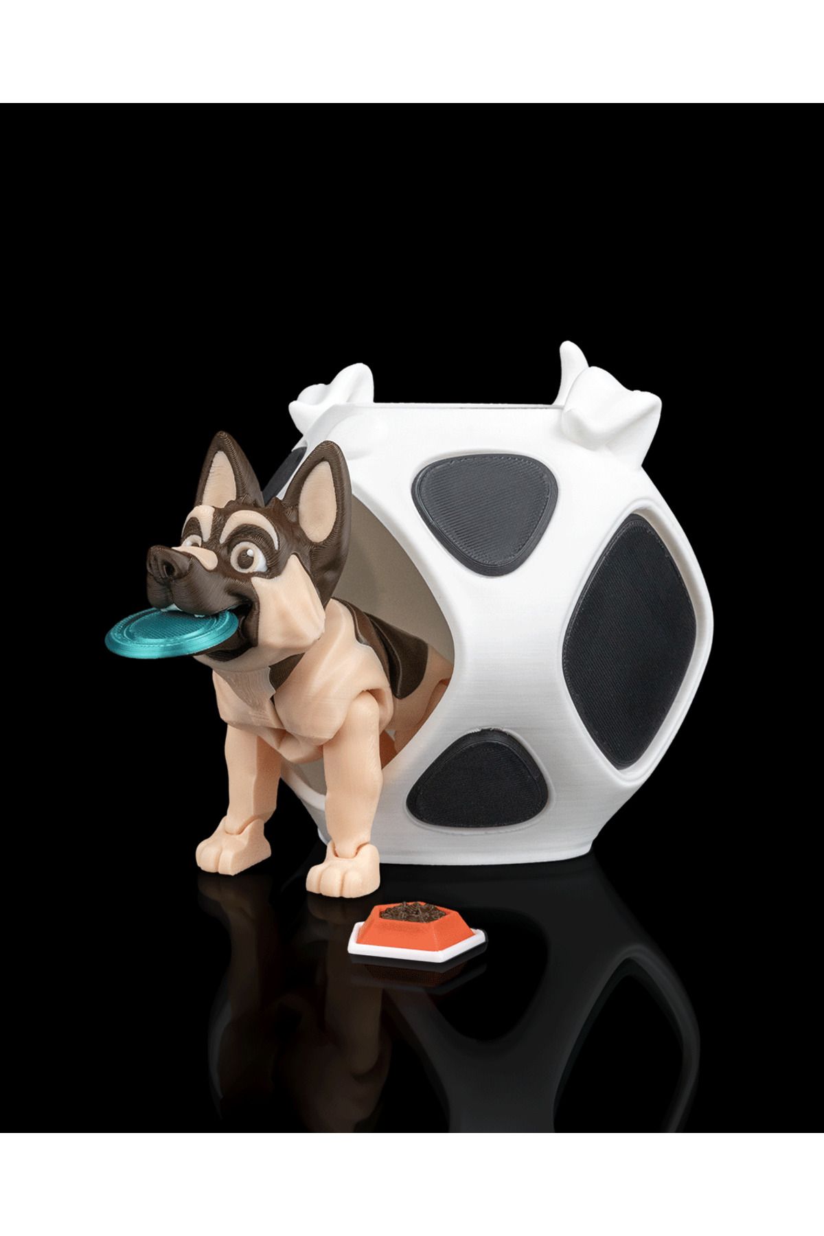 digitalfigurhane Alman Kurdu Cinsi Köpek Oyuncak ve Yuvası