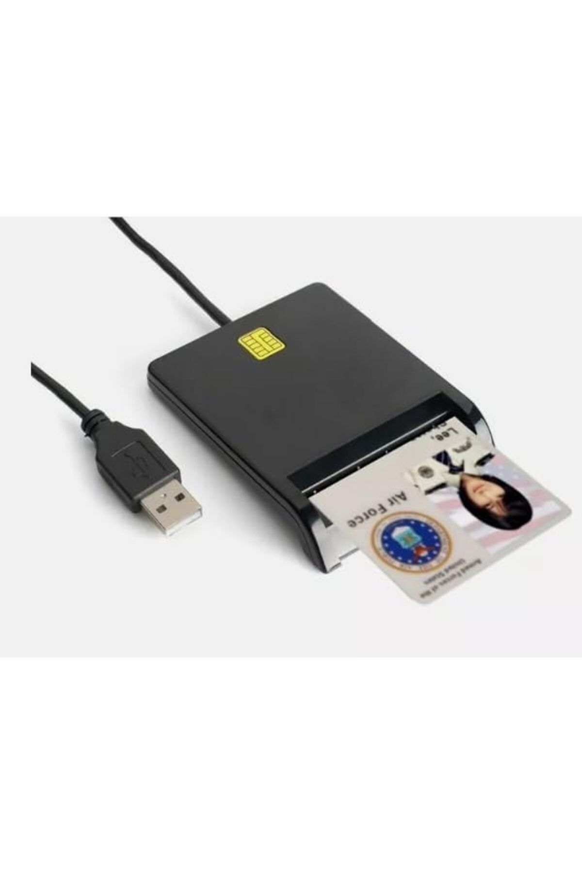 Generic-USB Smart Card Reader, Compact Size 83.6 x 65.1 x 9.5mm, Plug-and-Play Compatible 2