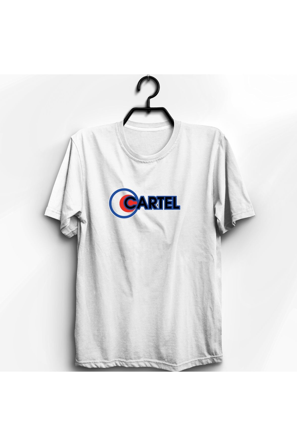 The Fame Cartel Logo, Rap Hiphop Müzik Grubu, Baskılı, Unisex, %100 Pamuk Tişört