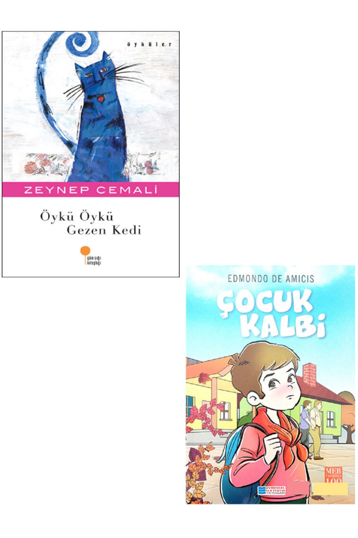 Günışığı Kitaplığı Öykü Öykü Gezen Kedi - Zeynep Cemali + Evrensel Çocuk Kalbi / 2 KİTAP SET