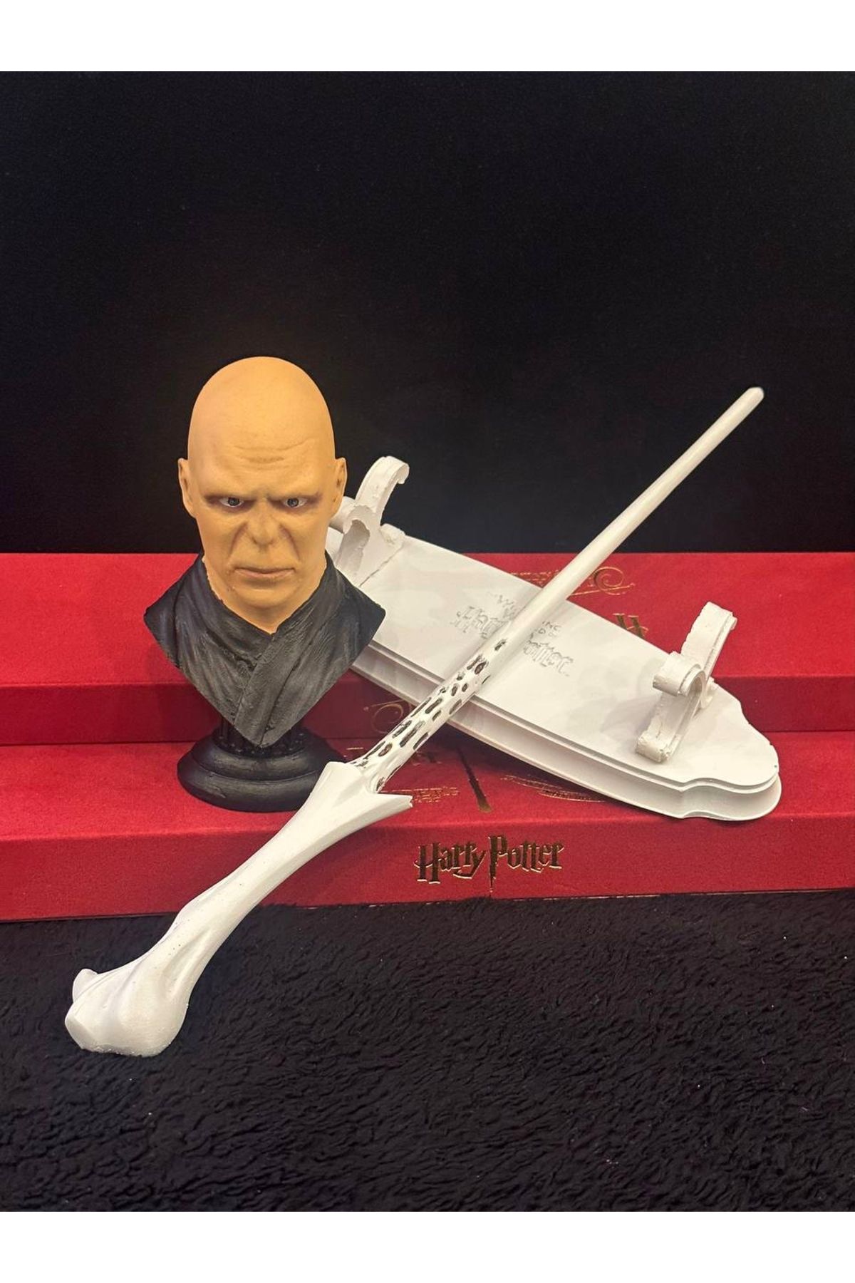 Lemonade Concept Harry Potter Lord Voldemort Büstü ve Stantlı Voldemort Asası