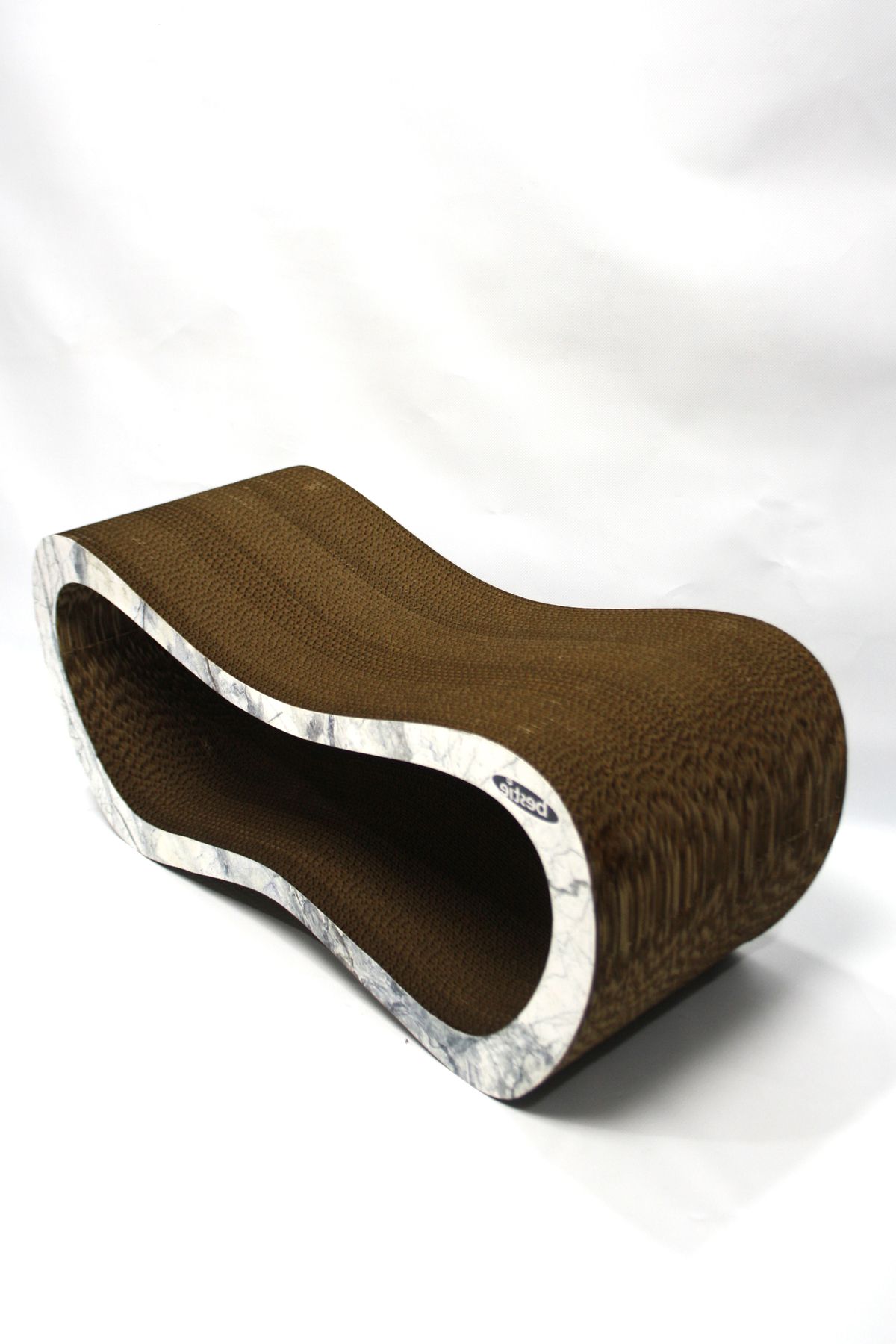 Bestie-Set of 2 - Cat Scratching Sofa Cardboard Cat Scratching Horizontal Scratching- 3D Marble Pattern 8