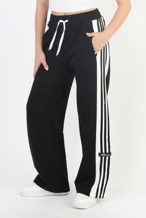 ASYAKİDS CLUB Kız Çocuk Cepli Rahat Kesim Penye Eşofman Altı