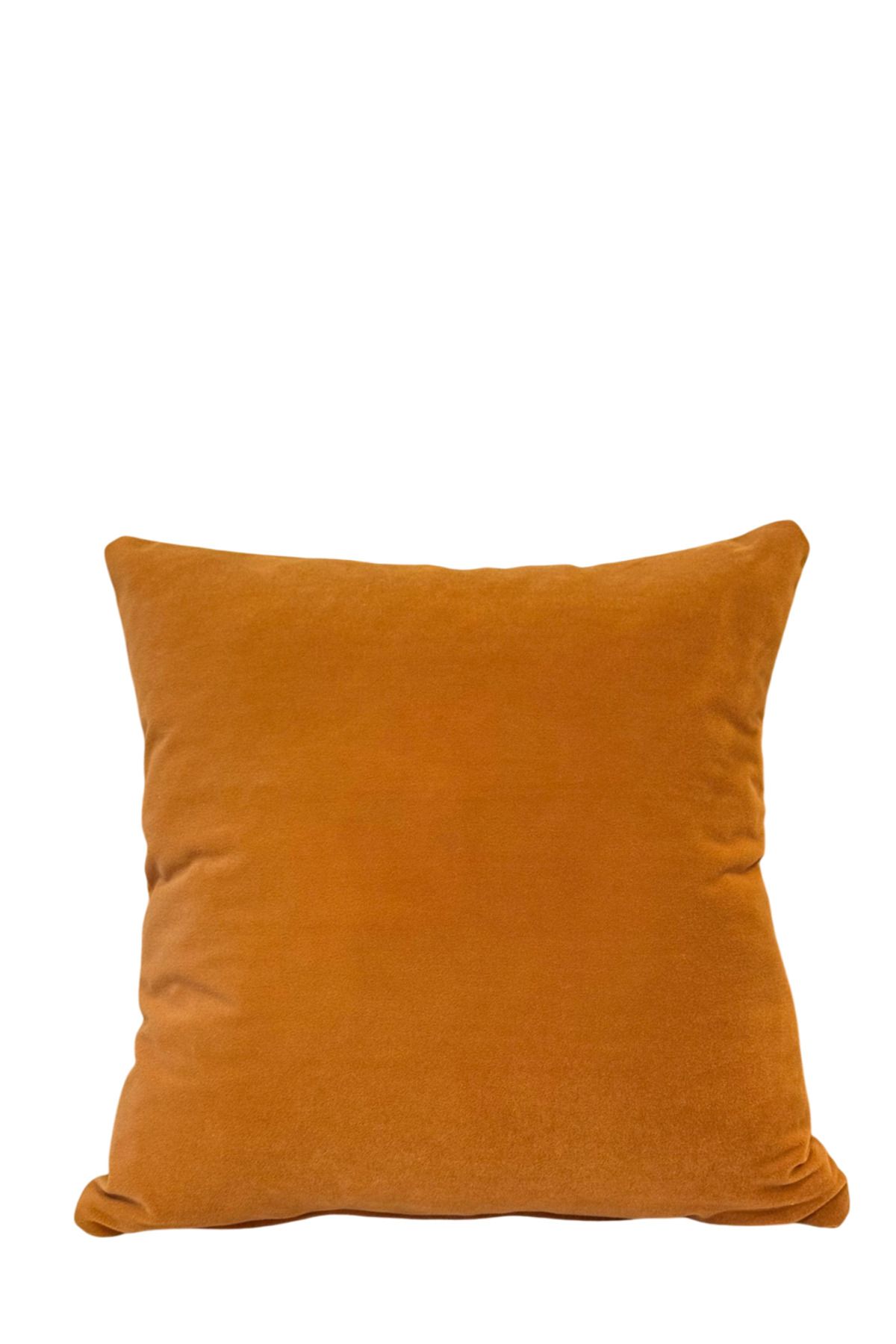 VH HOME Tarçın Turuncu Kırlent Kılıfı 45x45