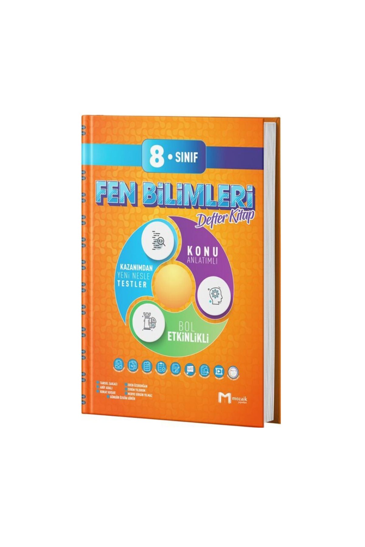 Mozaik Yayınları Mozaik Yayınları 8. Sınıf Fen Bilimleri Defter Kitap