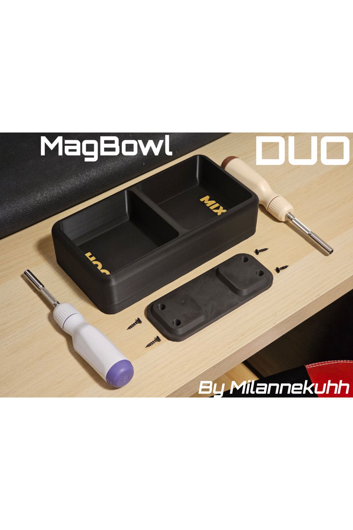 talaşoğlu Magbowl Duo - Manyetik Çift Pet Besleyici Kasesi