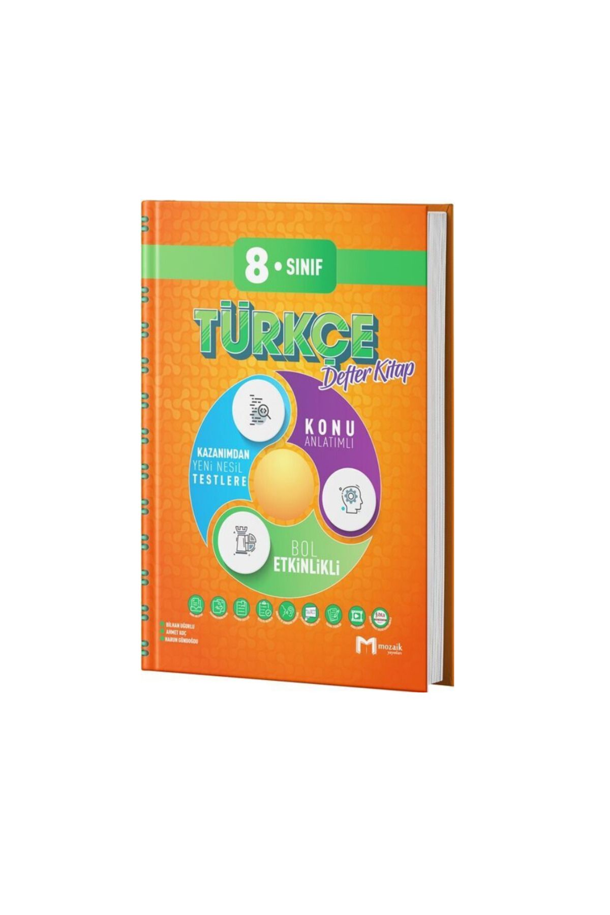 Mozaik Yayınları Mozaik Yayınları 8. Sınıf Türkçe Defter Kitap