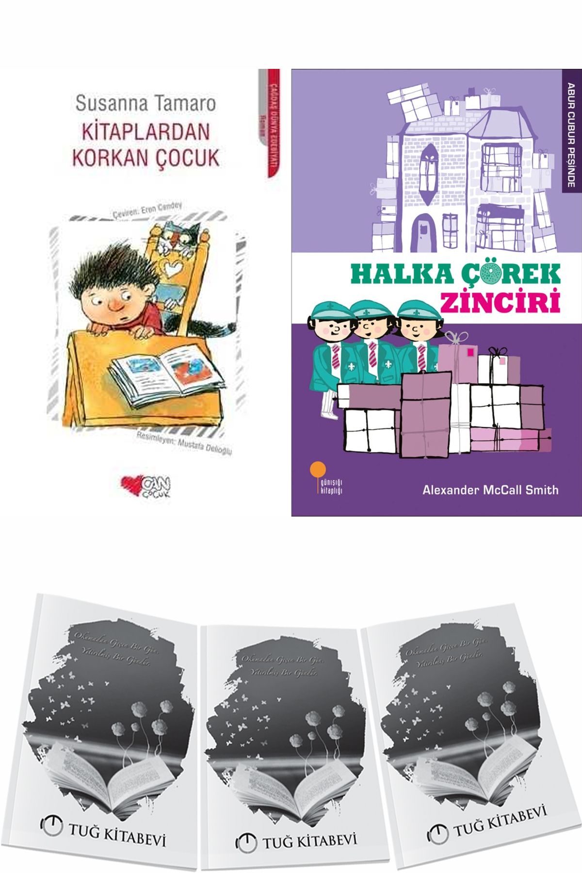 Can Yayınları Kitaplardan Korkan Çocuk ve Halka Çörek Zinciri + Hediyeli
