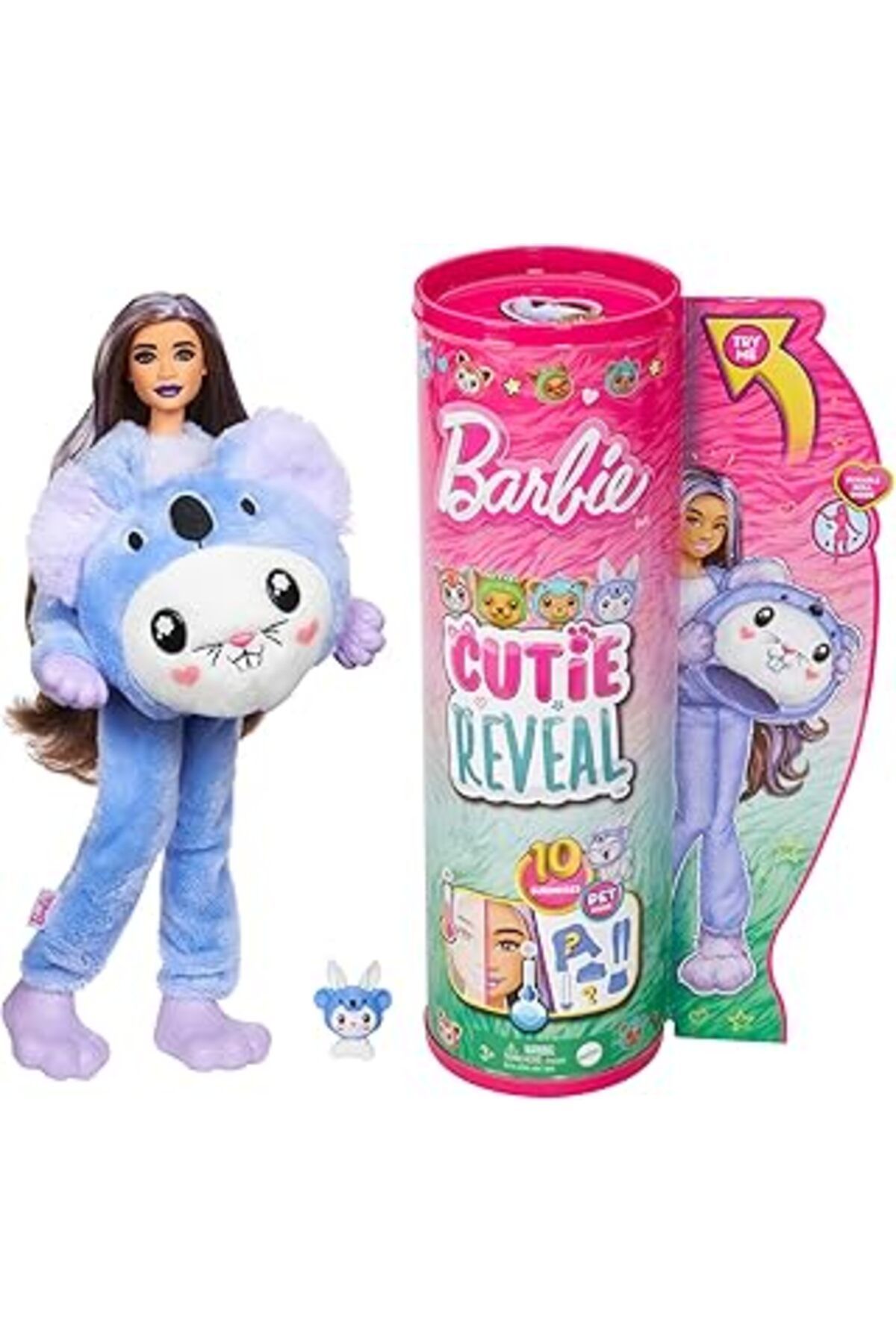 Mu Art Ahşap Barbie Cutie Reveal Şirin Kostümler Serisi, Tavşancık, Oyuncak