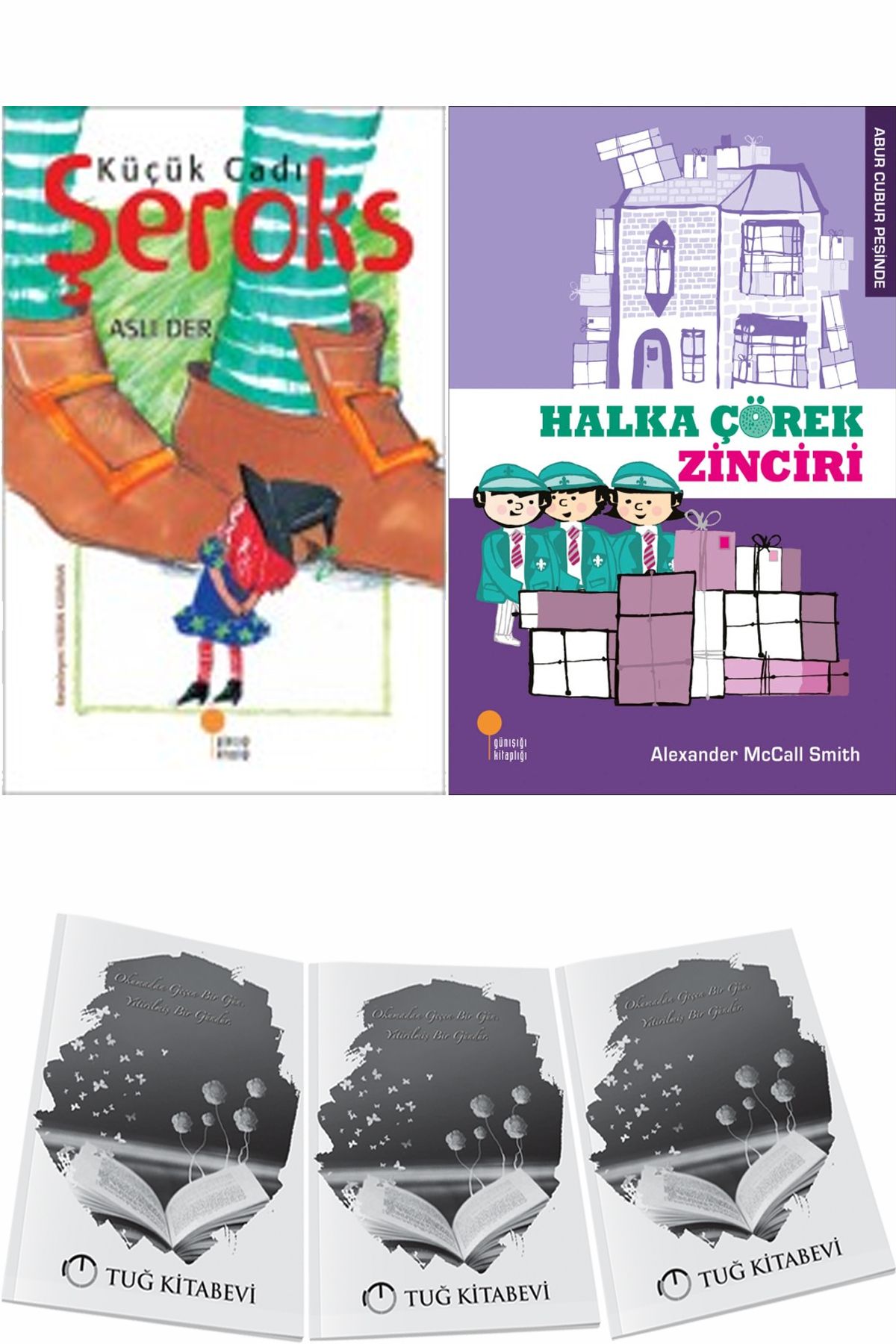Günışığı Kitaplığı Küçük Cadı Şeroks ve Halka Çörek Zinciri + Hediyeli