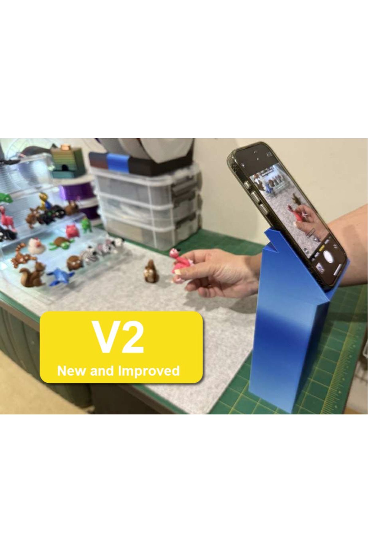 talaşoğlu Telefon Kamera Videosu Stand Eller serbest Ver2 (+A1Mini)