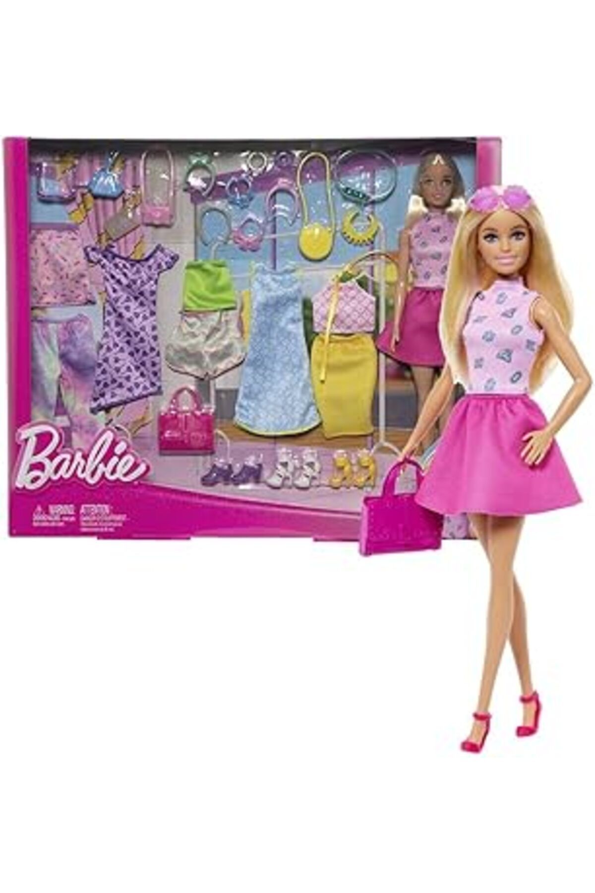 Mu Art Ahşap Barbie Ve Muhteşem Kıyafetleri Barbie Bebek Ve Kıyafetleri, Birlikte Giyilebilir Giysiler Ve Aksesu
