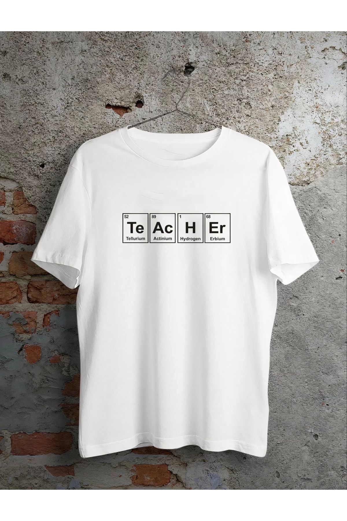 AE Stil 24 Kasım Öğretmenler Günü Baskılı Özel T-shirt - Beyaz
