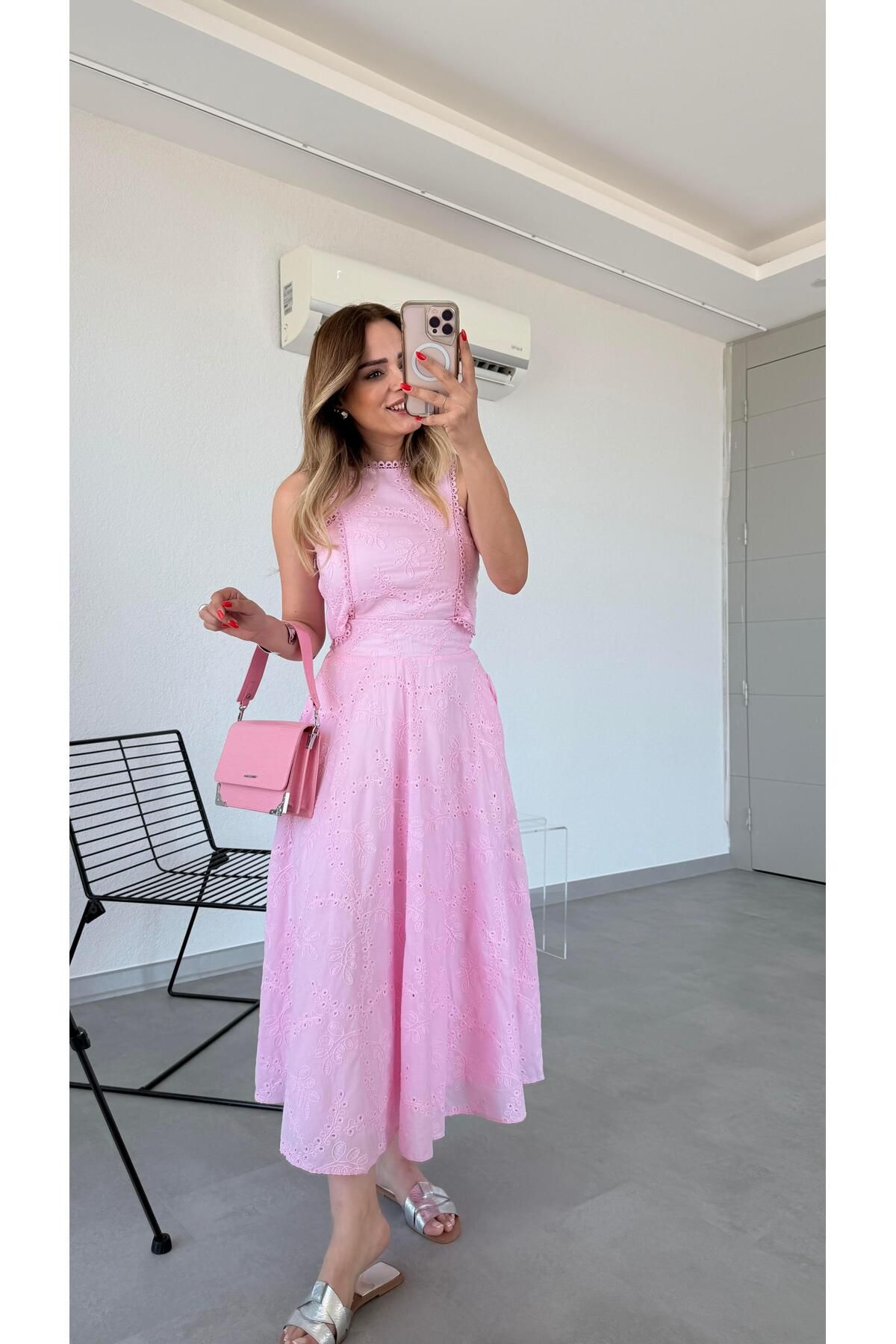 pelin yıldız butik Bianca Fisto Keten Takım