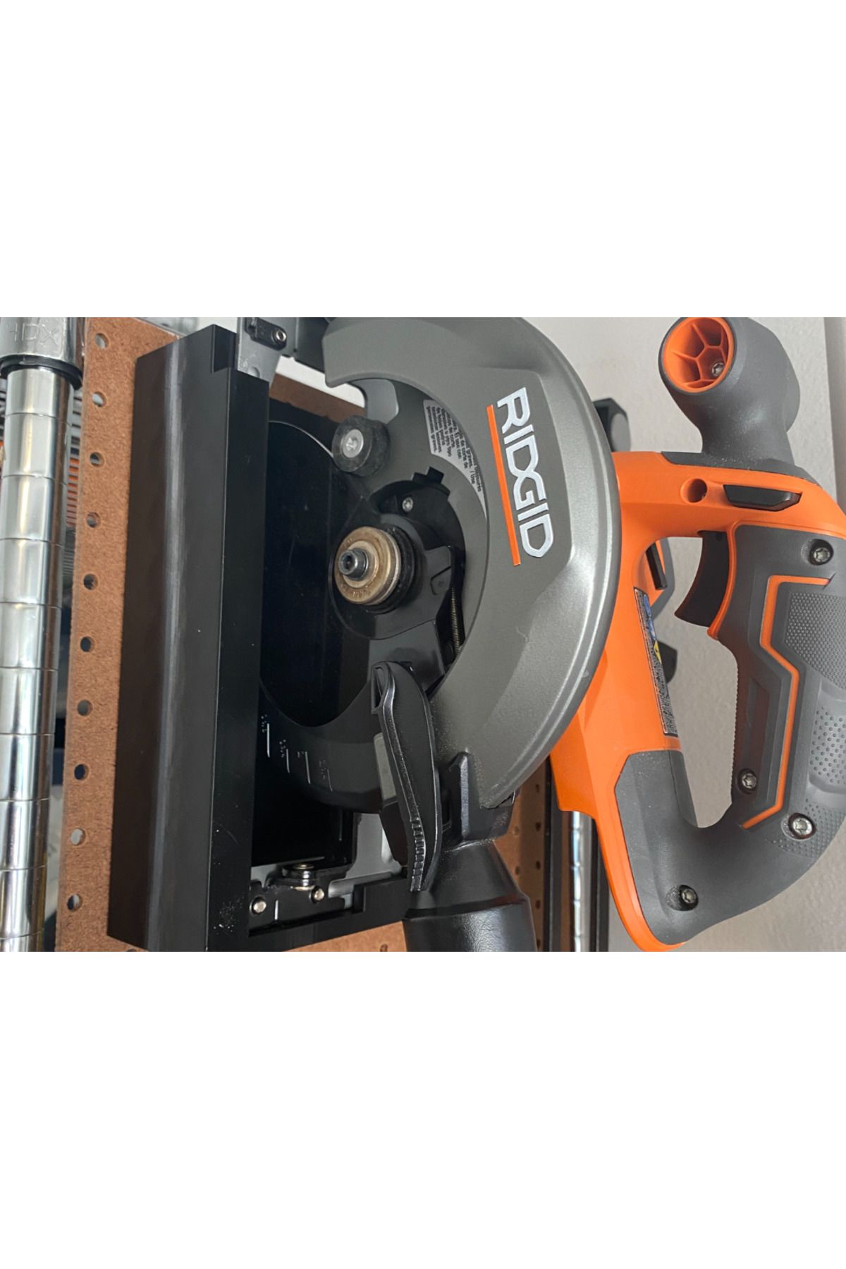 talaşoğlu Ridgid 18v dairesel testere pegboard askısı